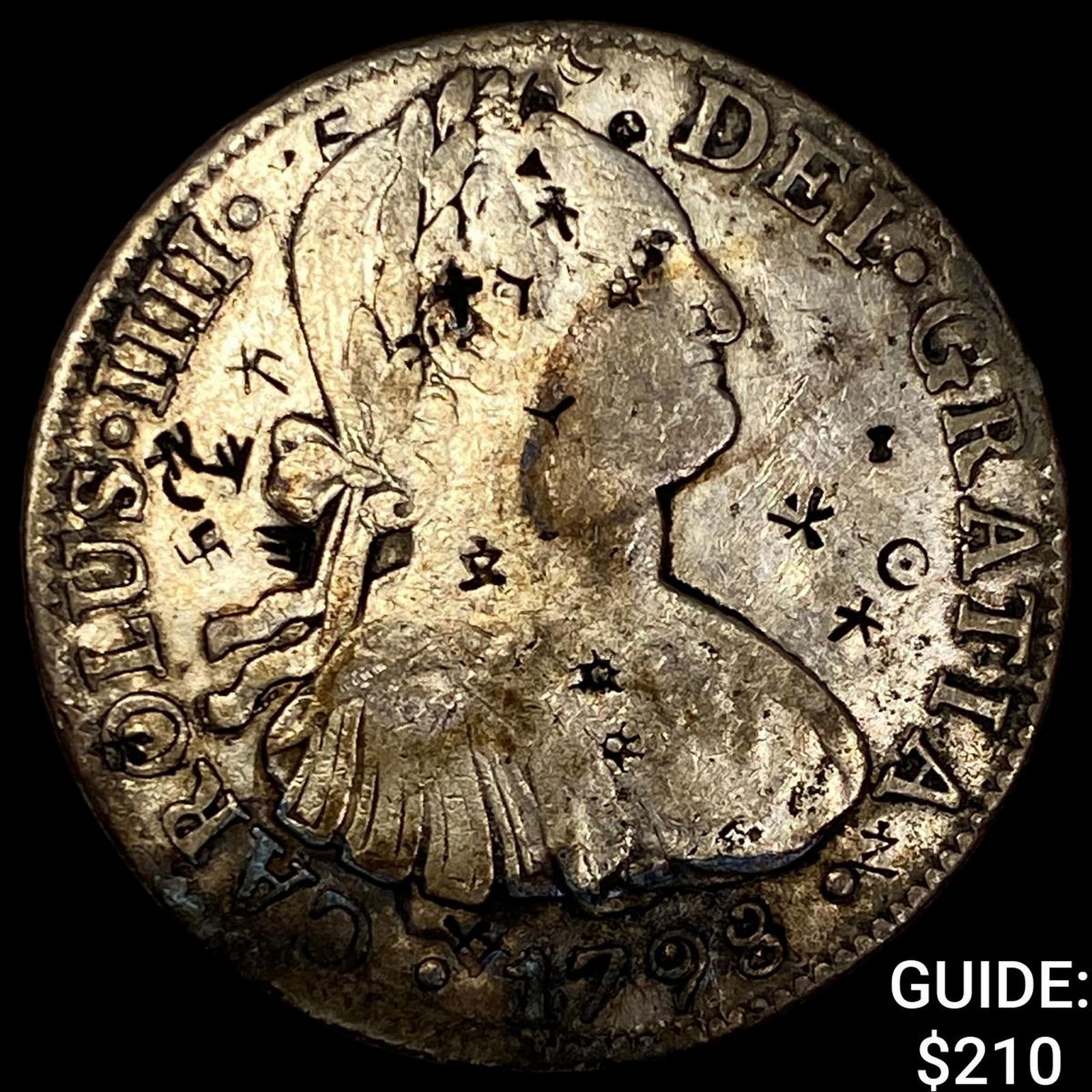 1798 Mo Mexico SIlver 8 Reales NEARLY UNCIRCULATED (1 of 2)