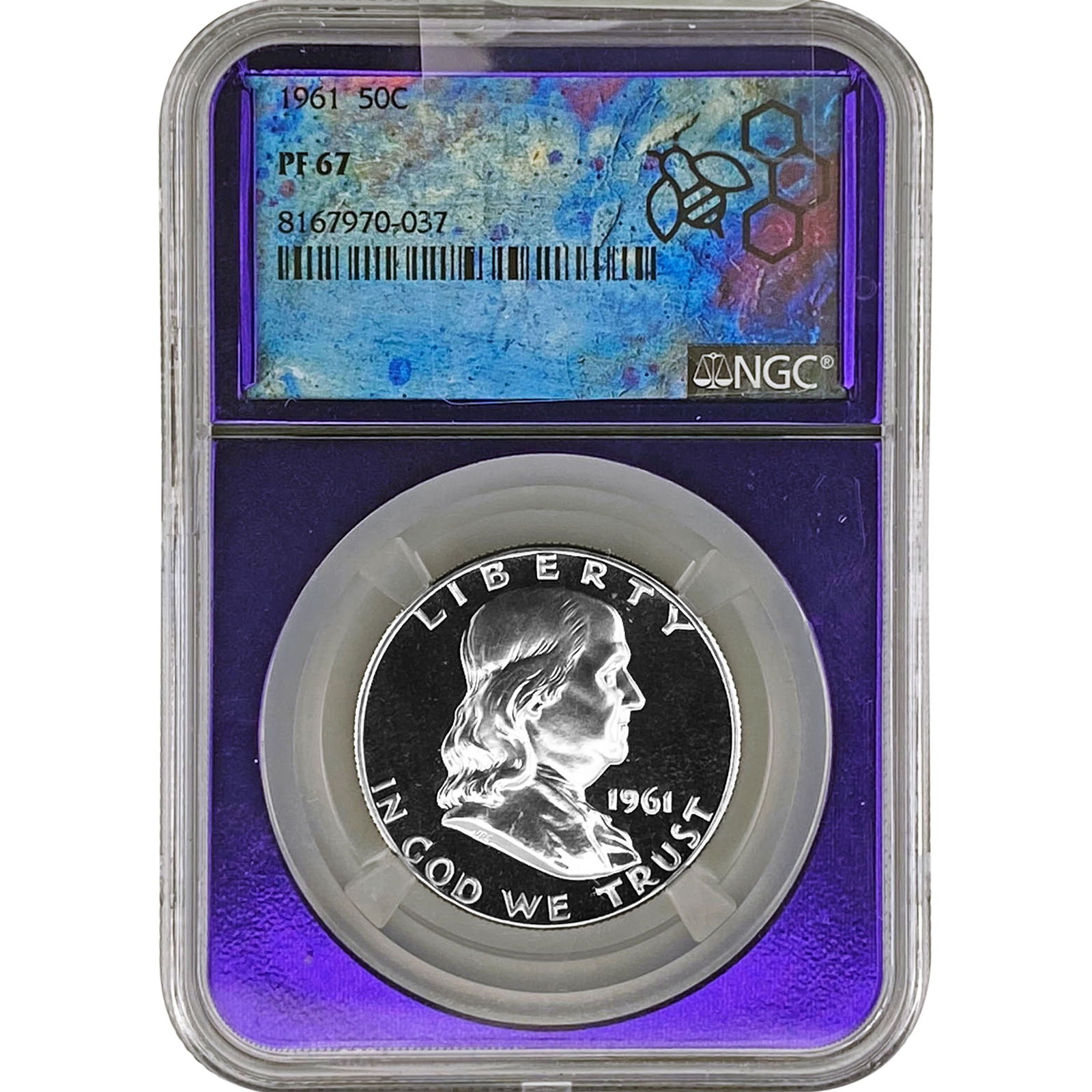 1961 Franklin Half Dollar NGC PF67 (1 of 2)