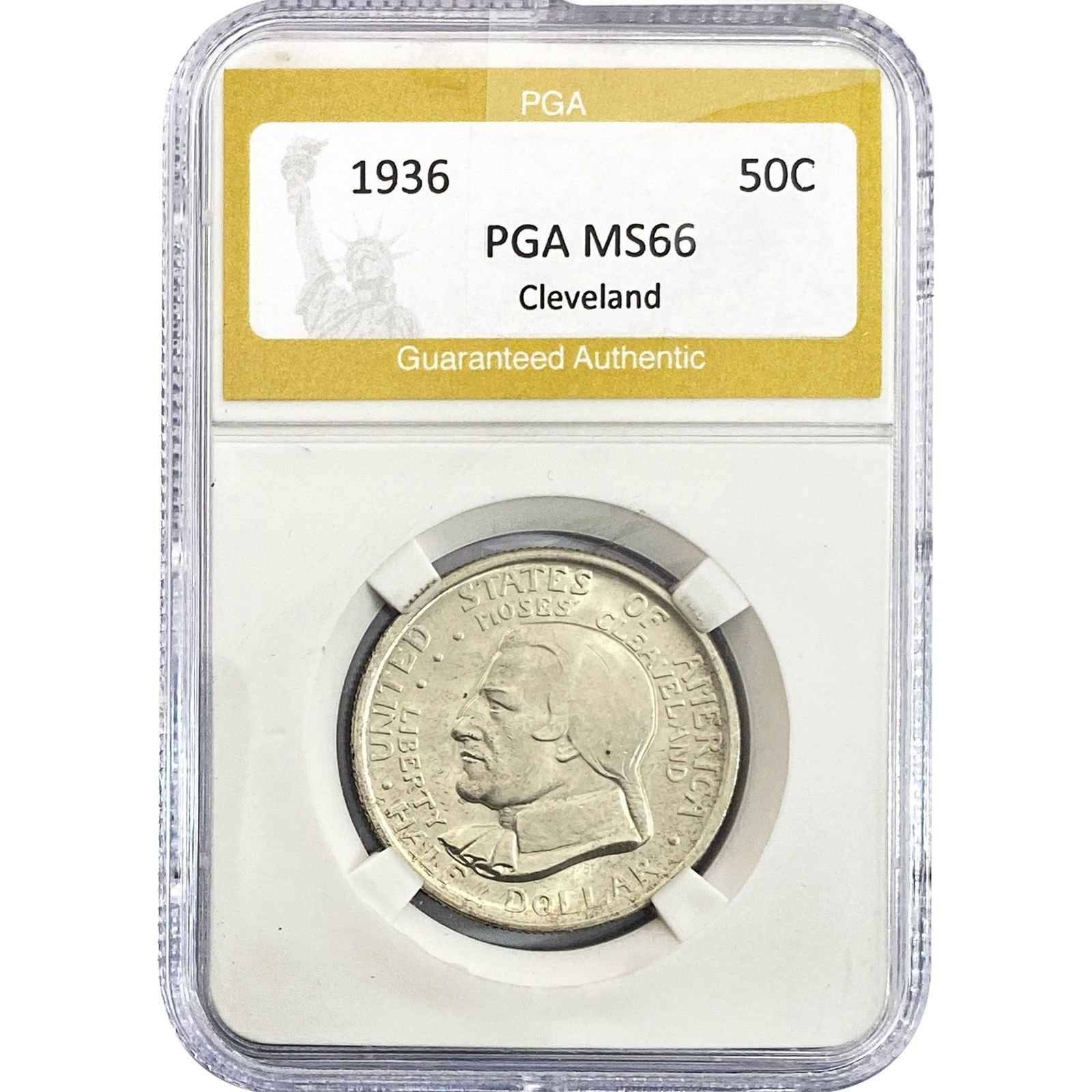 1936 Cleveland Half Dollar PGA MS66 (1 of 2)