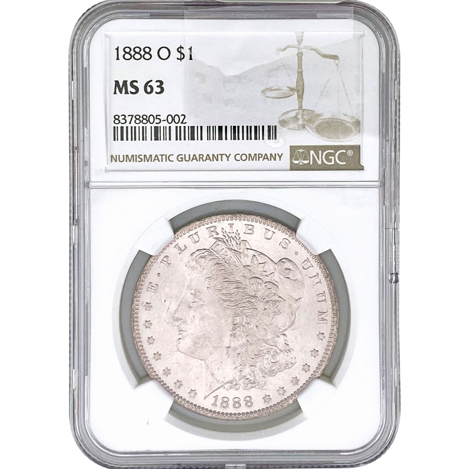 1888-O Morgan Silver Dollar NGC MS63 (1 of 2)