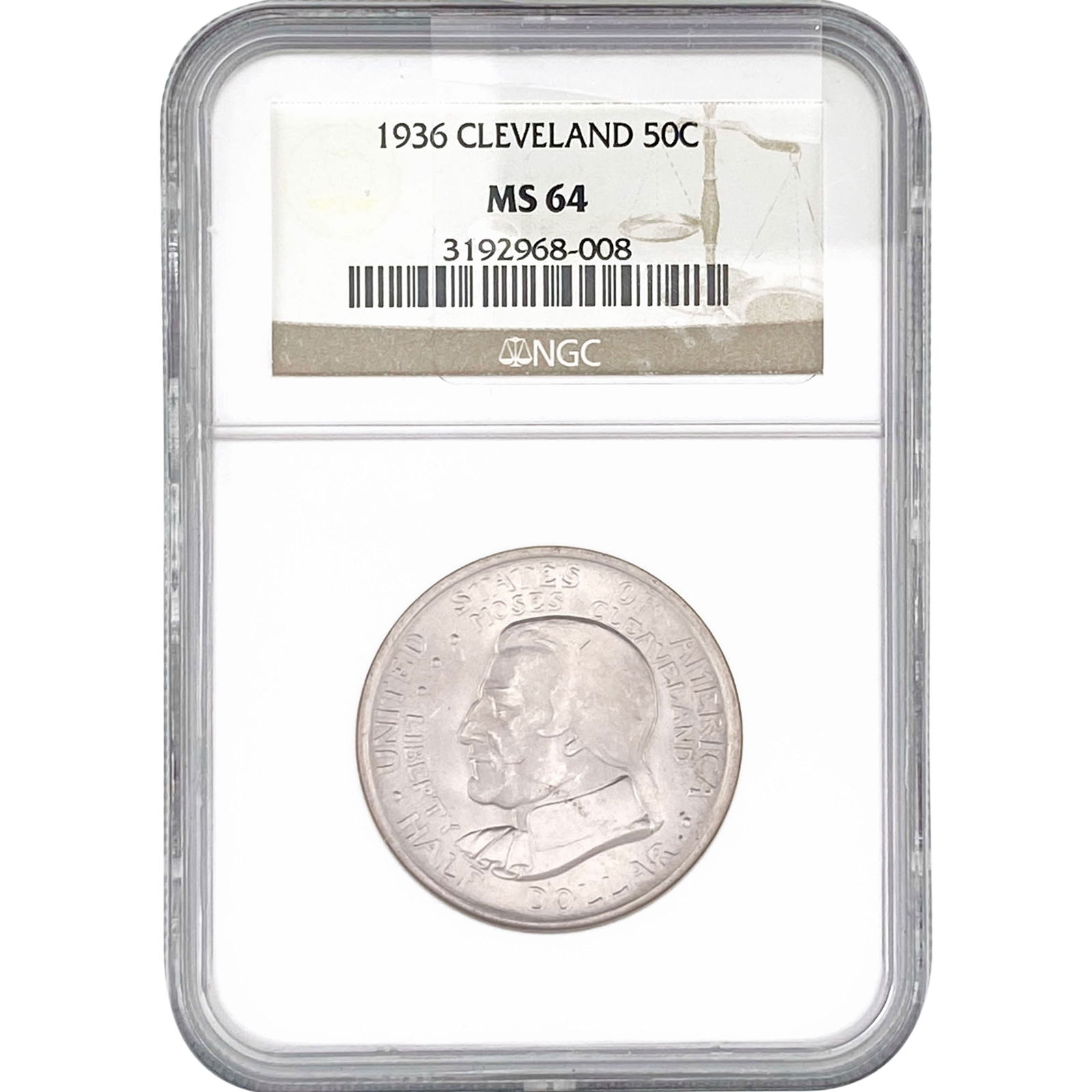 1936 Cleveland Half Dollar NGC MS64 (1 of 2)