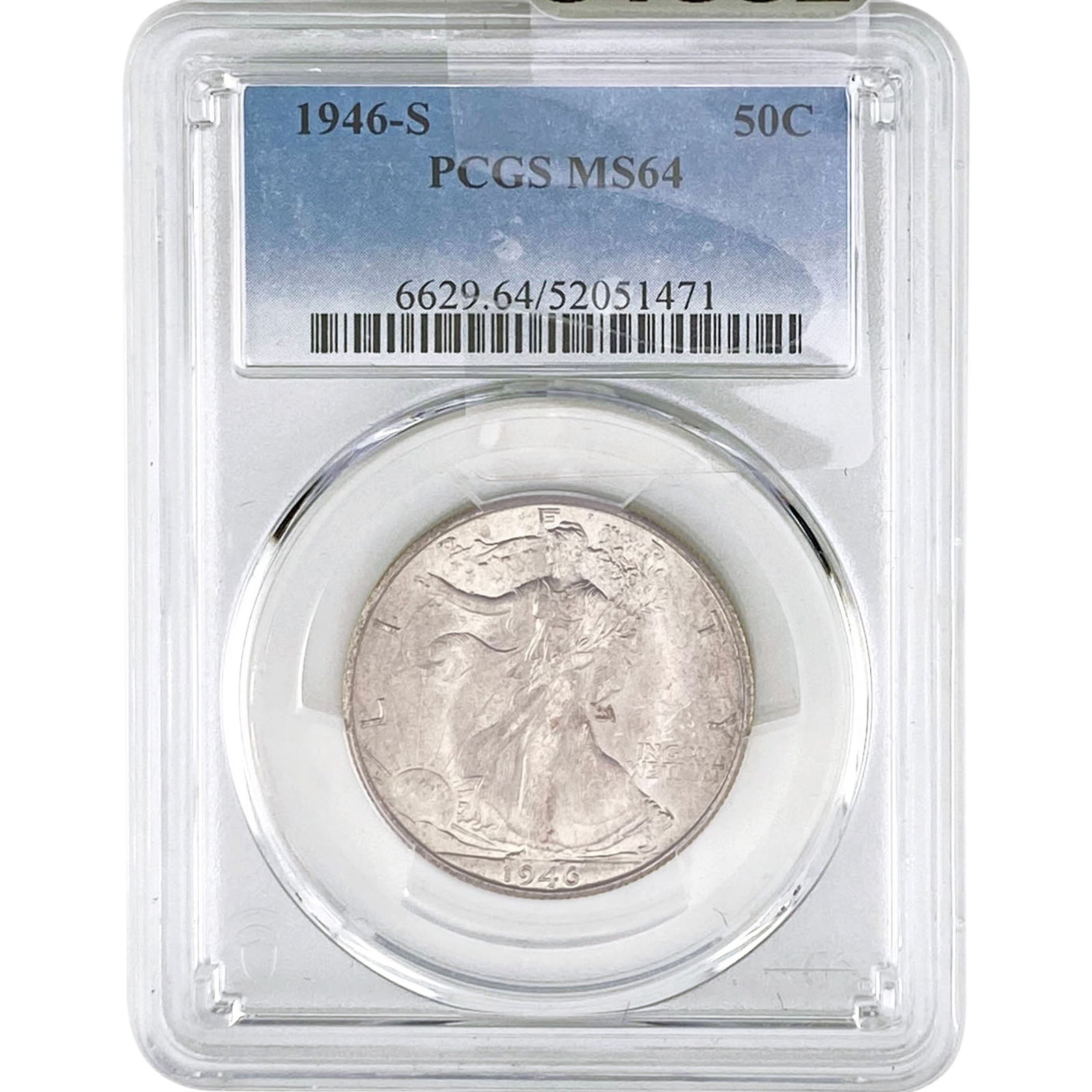 1946-S Walking Liberty Half Dollar PCGS MS64 (1 of 2)