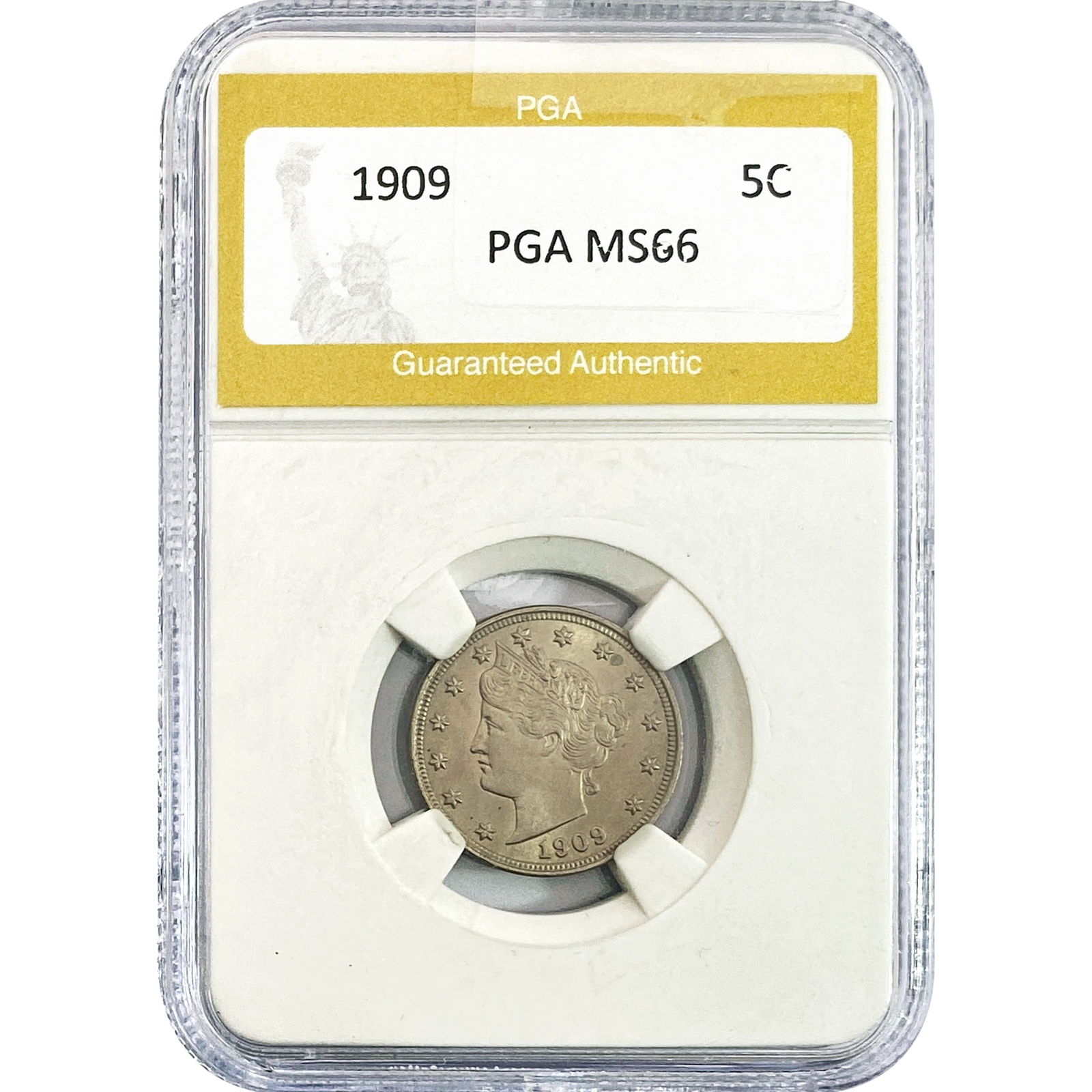 1909 Liberty Victory Nickel PGA MS66 (1 of 2)