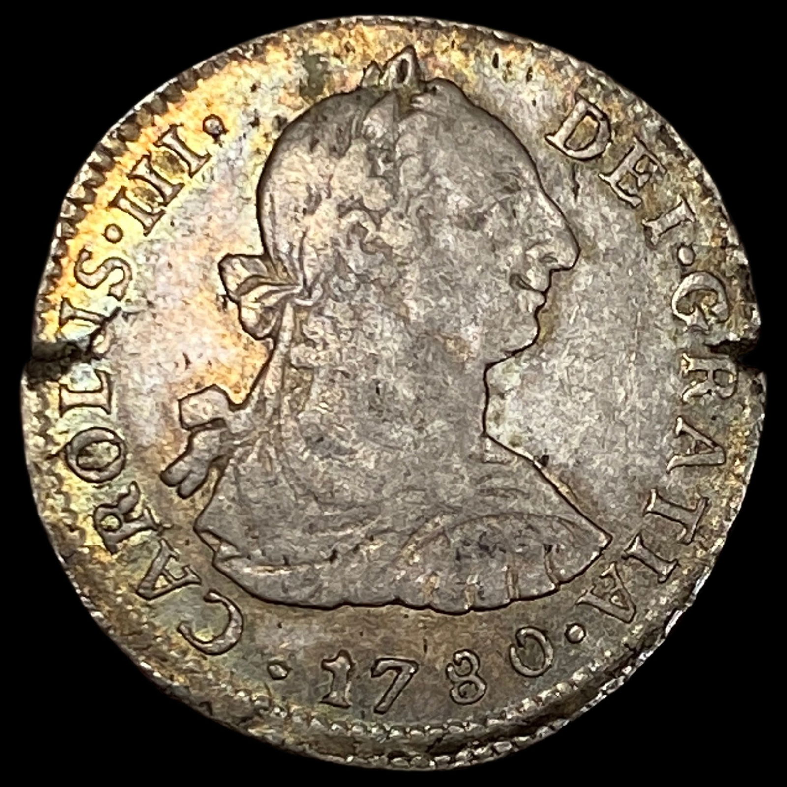 1780 Peru Silver 2 Reales (1 of 2)