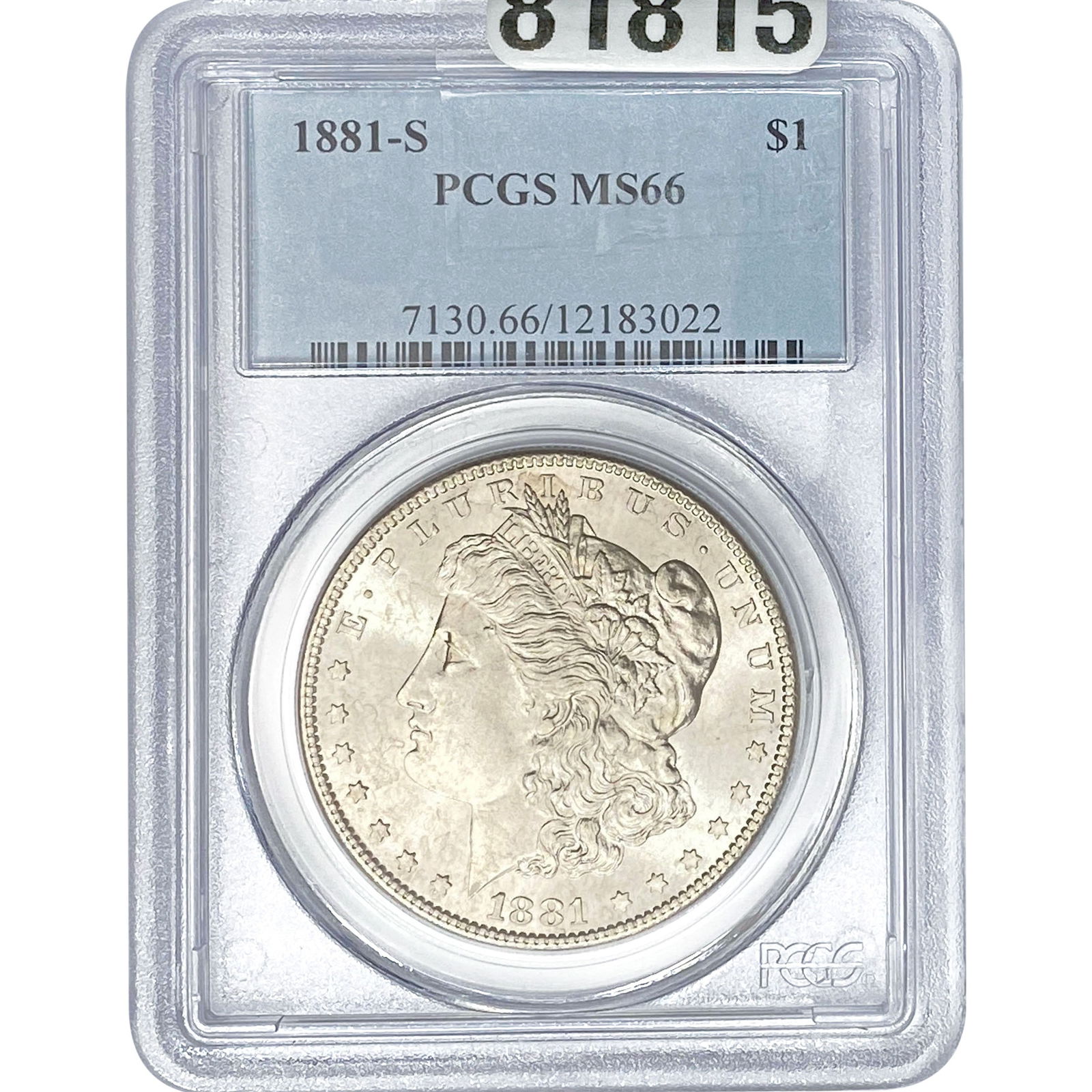 1881-S Morgan Silver Dollar PCGS MS66 (1 of 2)