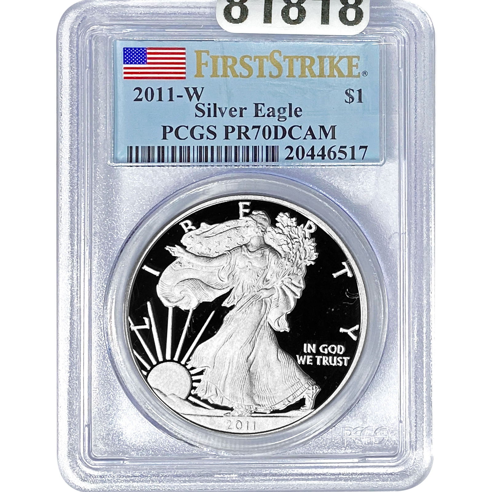 2011-W Silver Eagle PCGS PR70 DCAM (1 of 2)
