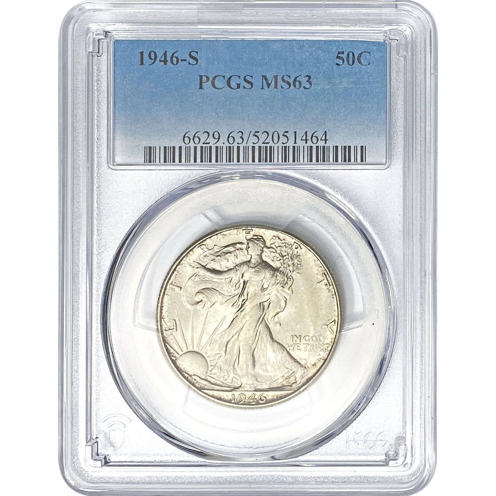 1946-S Walking Liberty Half Dollar PCGS MS63 (1 of 2)