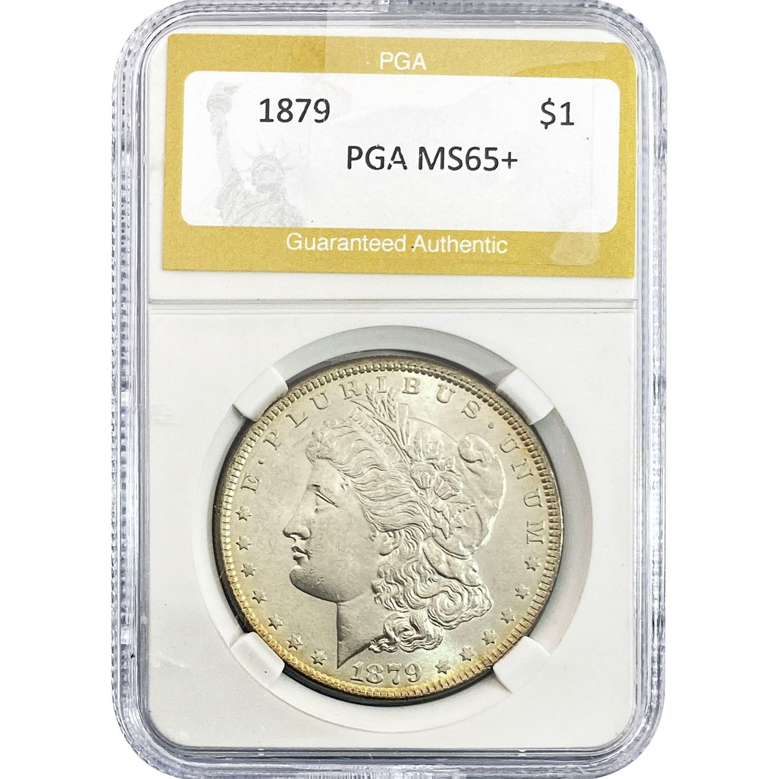 1879 Morgan Silver Dollar PGA MS65+: 1879 Morgan Silver Dollar PGA MS65+