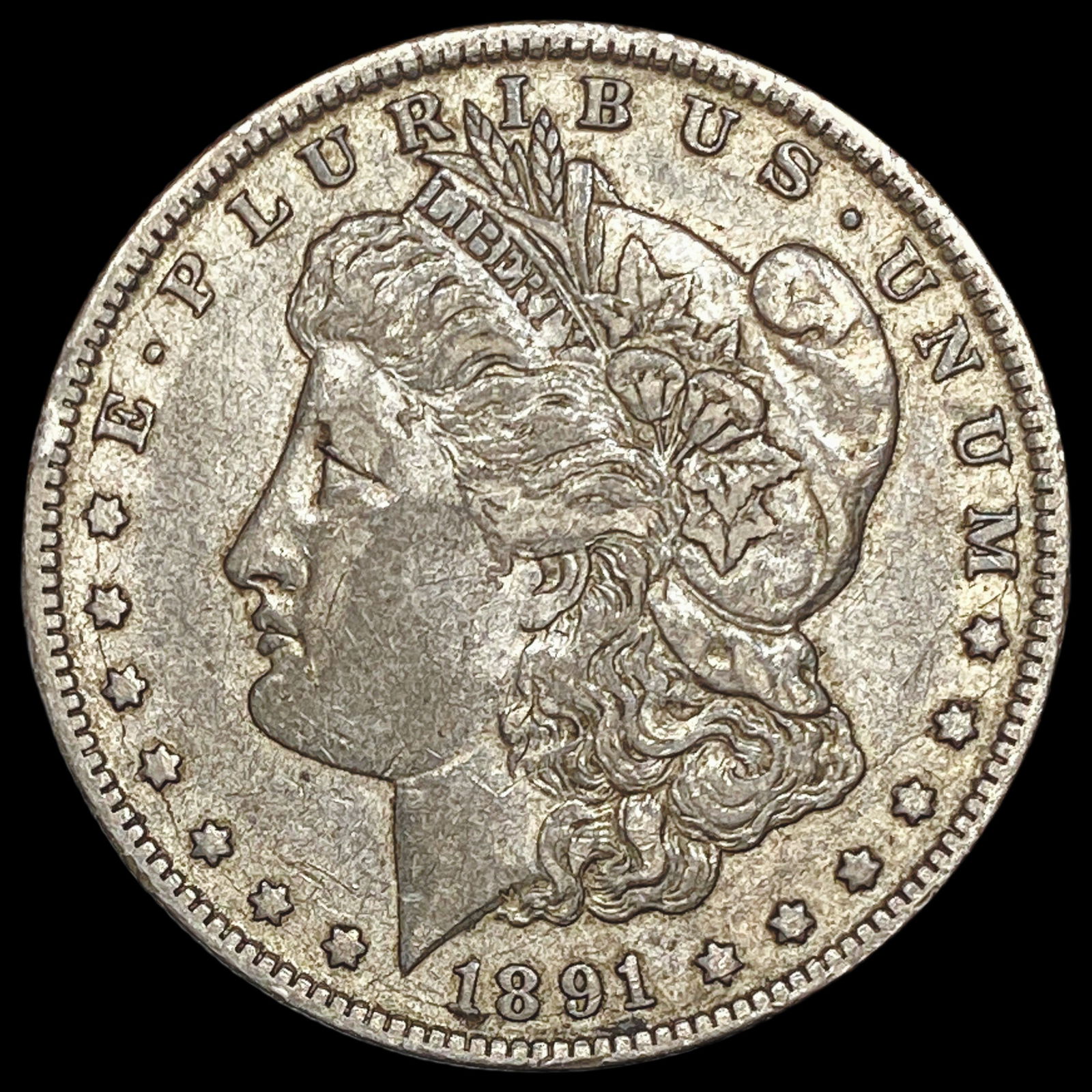 1891-O Morgan Silver Dollar NEARLY UNCIRCULATED (1 of 2)