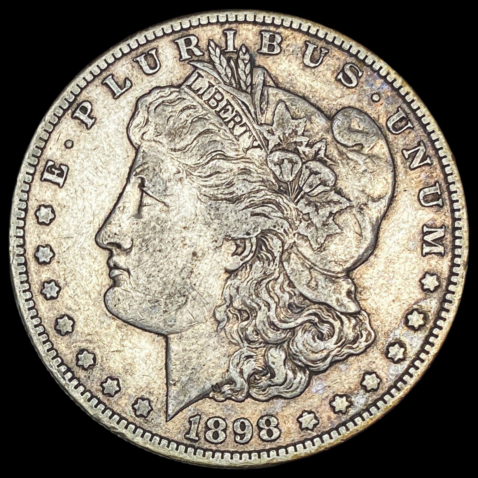 1898-S Silver Morgan Dollar NEARLY UNCIRCULATED (1 of 2)