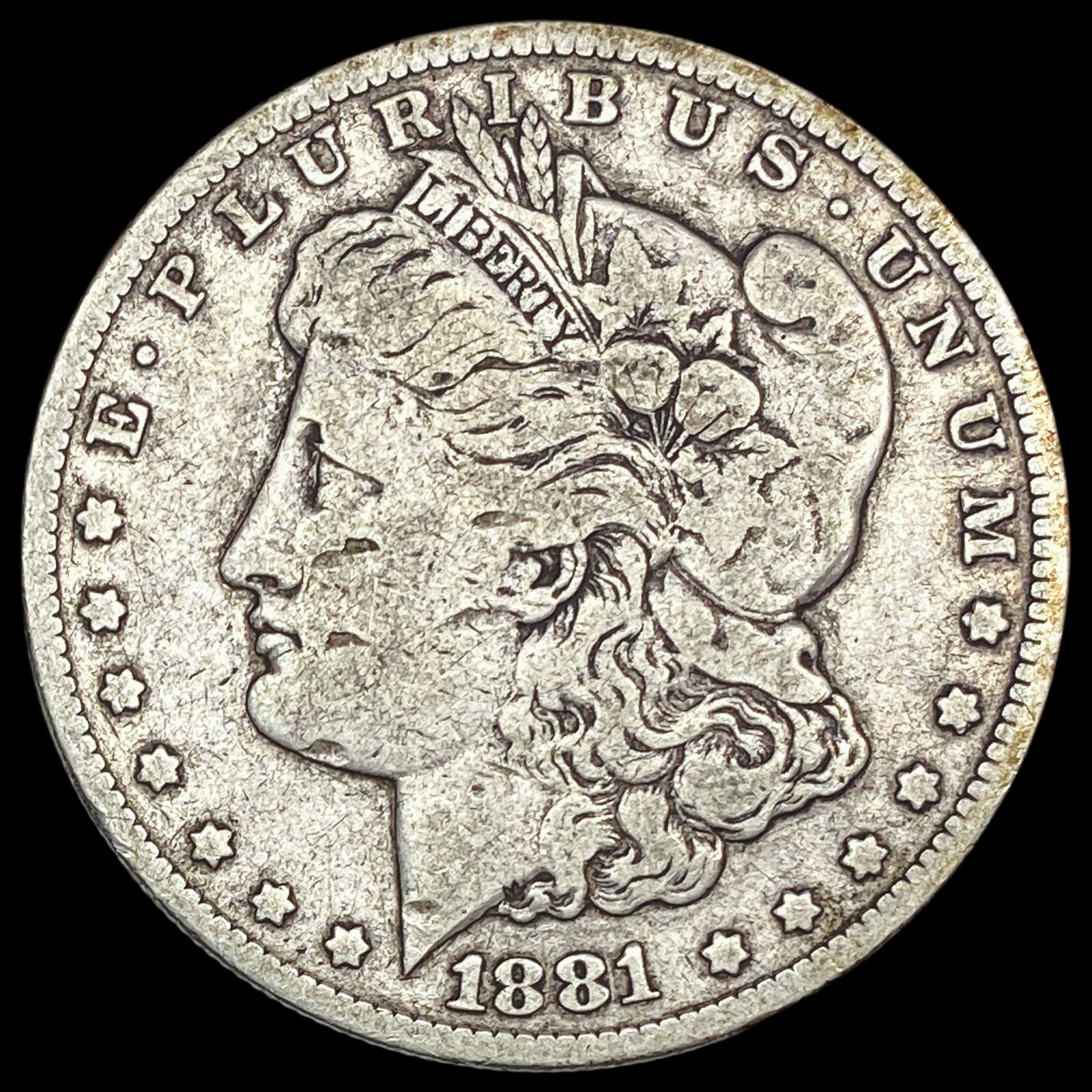 1881-CC Silver Morgan Dollar LIGHTLY CIRCULATED (1 of 2)