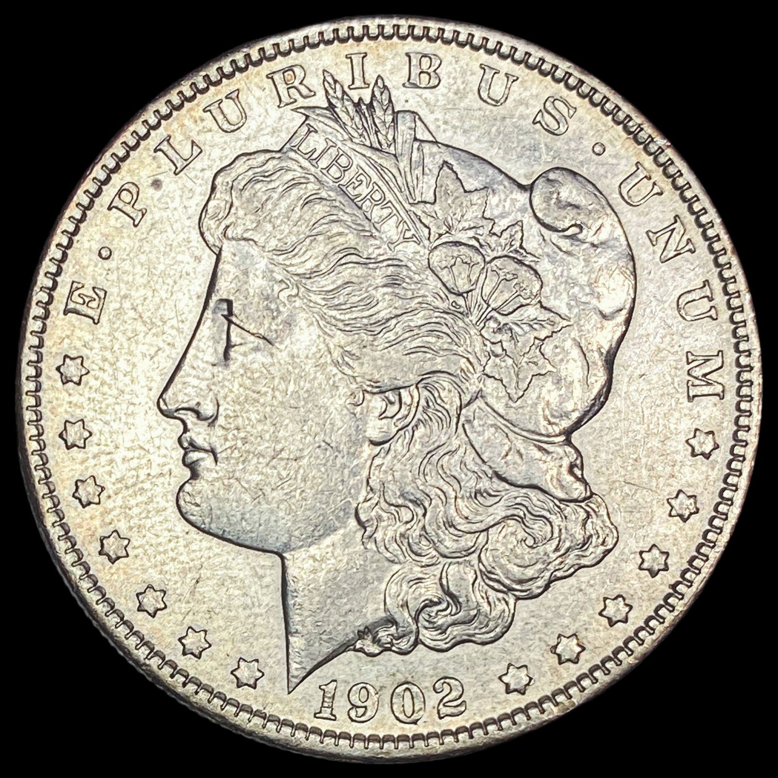 1902-S Silver Morgan Dollar CLOSELY UNCIRCULATED (1 of 2)