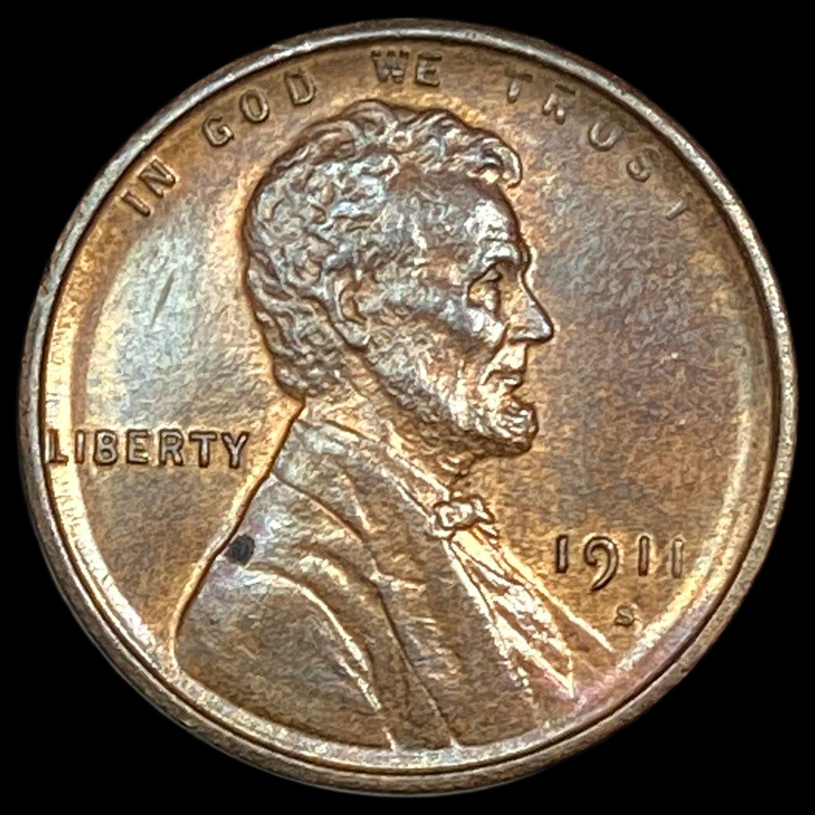 1911-S Lincoln Wheat Cent UNCIRCULATED (1 of 2)