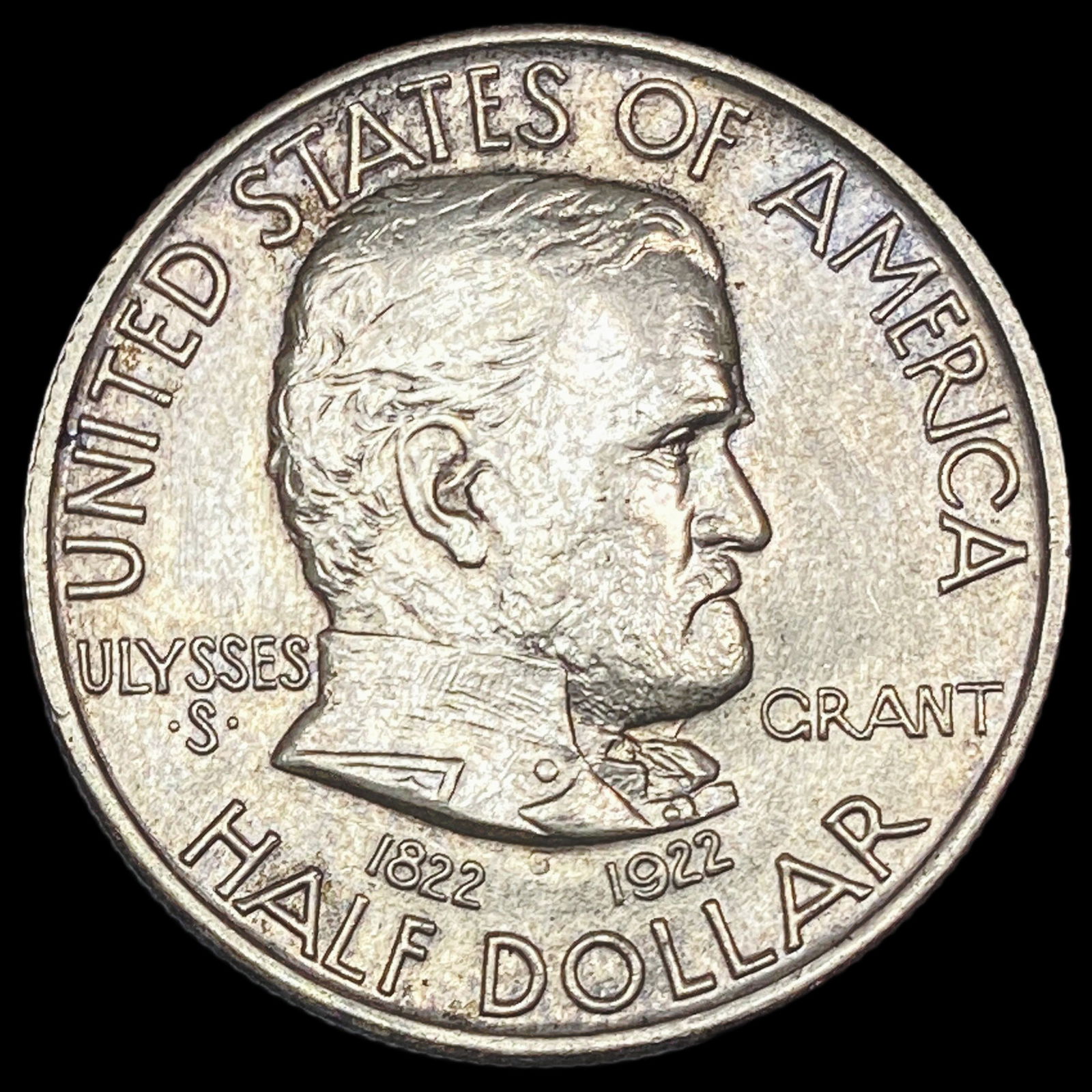 1922-S Silver Grant Memorial Half Dollar CHOICE AU (1 of 2)