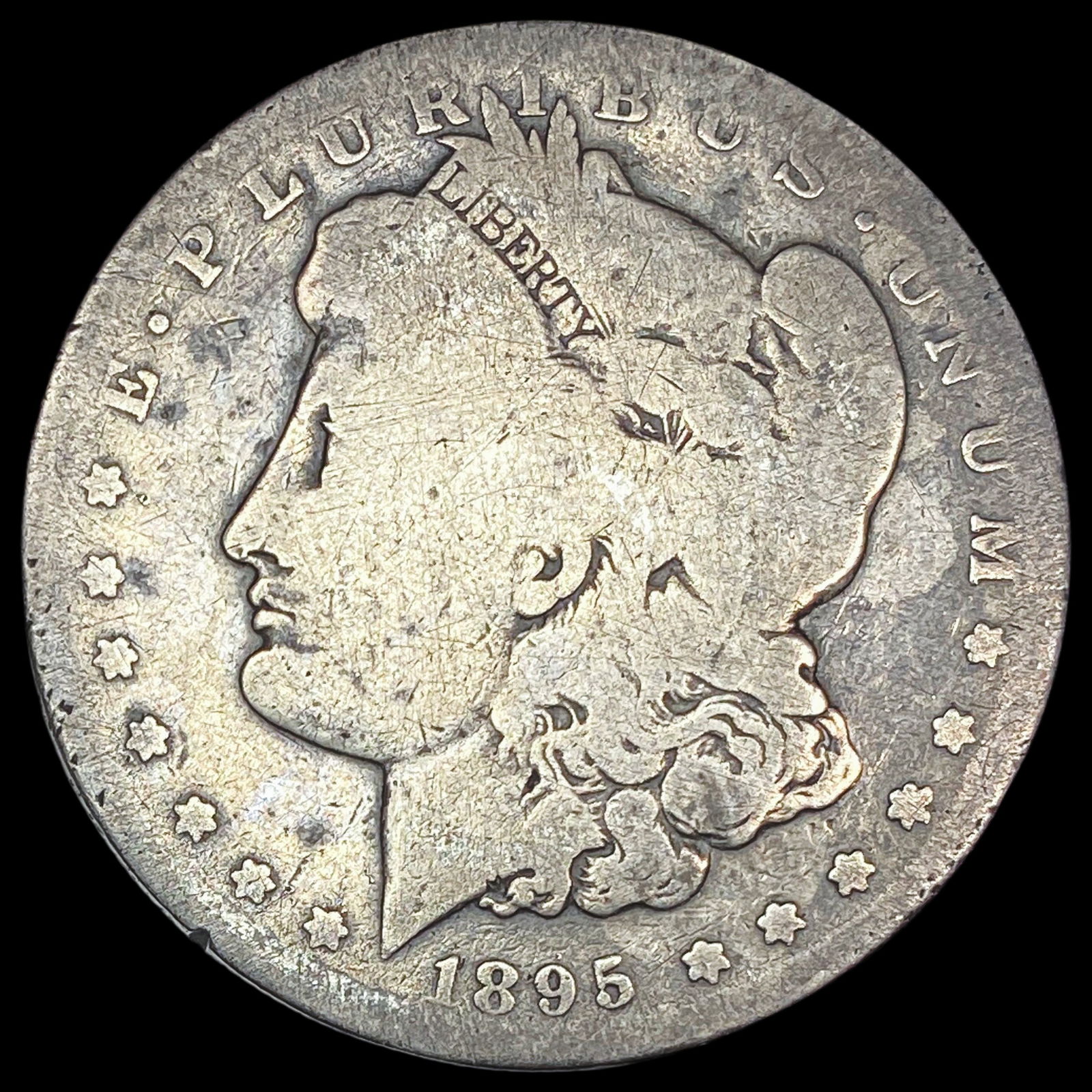 1895-S Silver Morgan Dollar NICELY CIRCULATED: 1895-S Silver Morgan Dollar NICELY CIRCULATED