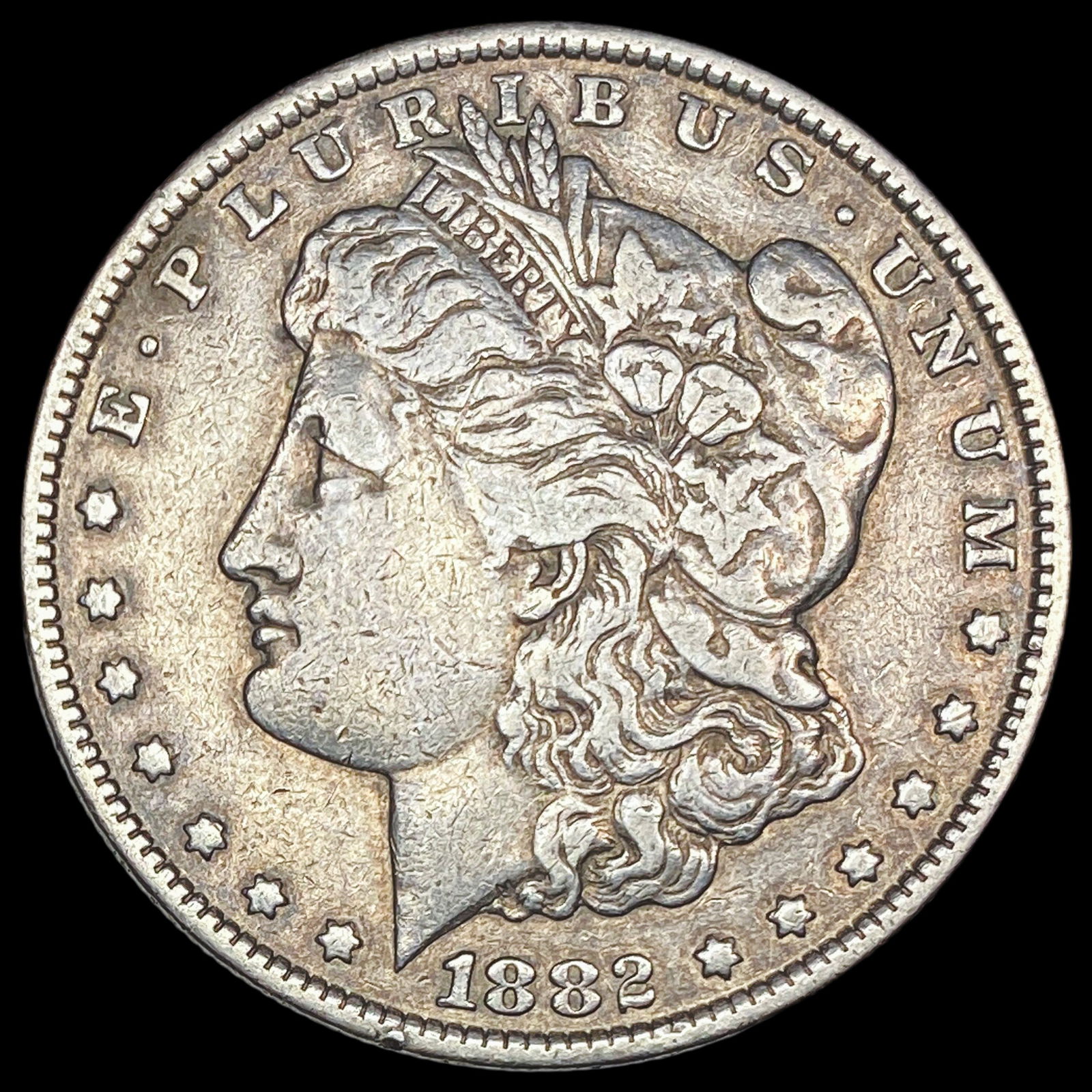 1882-CC Silver Morgan Dollar LIGHTLY CIRCULATED (1 of 2)