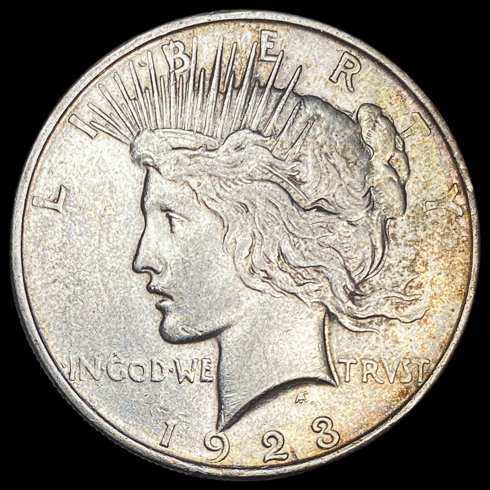 1923 Silver Peace Dollar CLOSELY UNCIRCULATED (1 of 2)