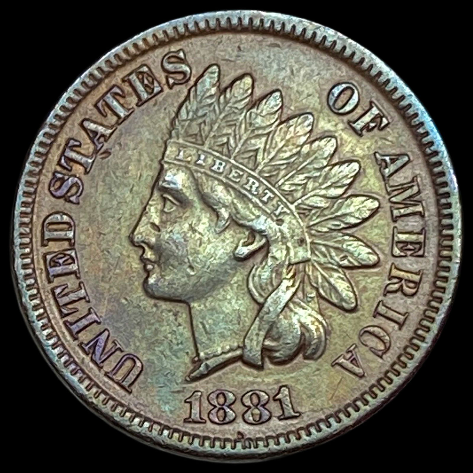 1881 Indian Head Cent CLOSELY UNCIRCULATED (1 of 2)