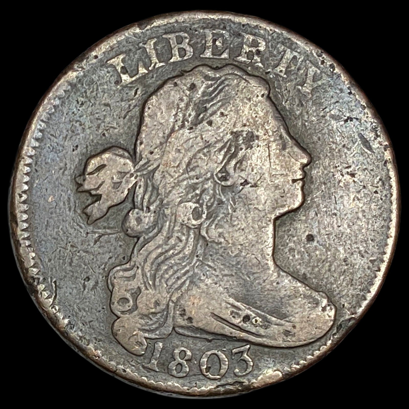1803 Draped Bust Large Cent HIGH GRADE (1 of 2)