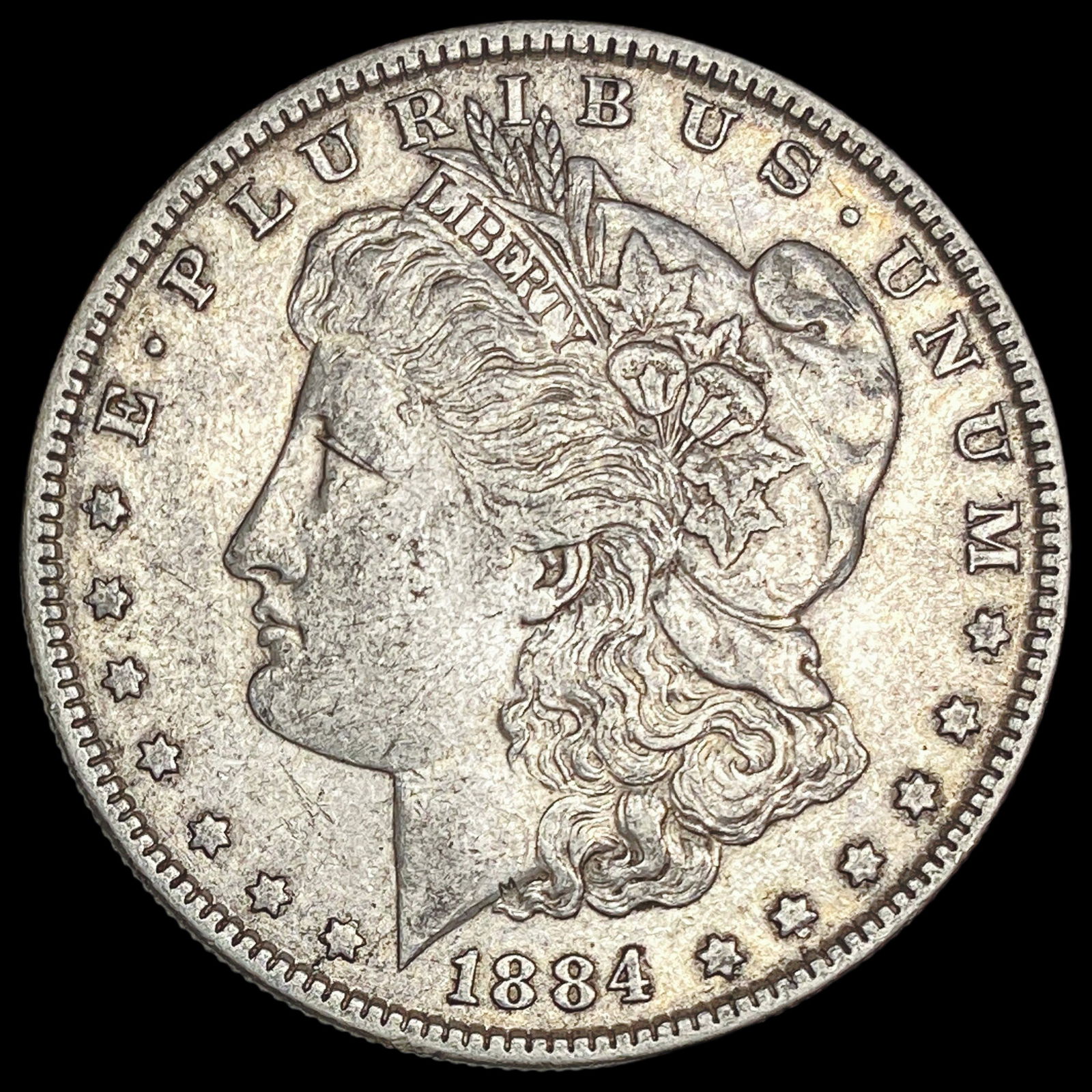 1884-S Silver Morgan Dollar NEARLY UNCIRCULATED (1 of 2)