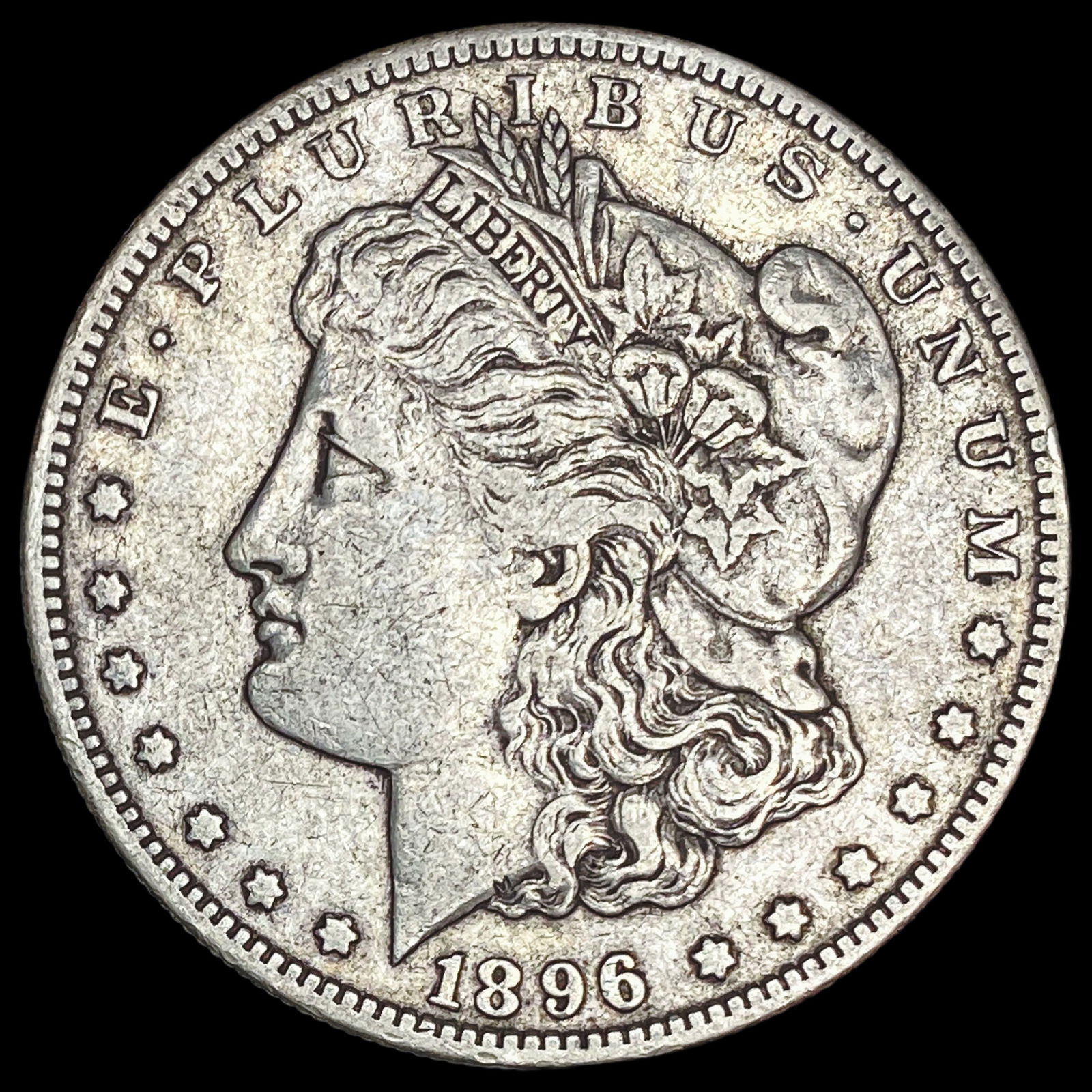 1896-S Silver Morgan Dollar NEARLY UNCIRCULATED: 1896-S Silver Morgan Dollar NEARLY UNCIRCULATED