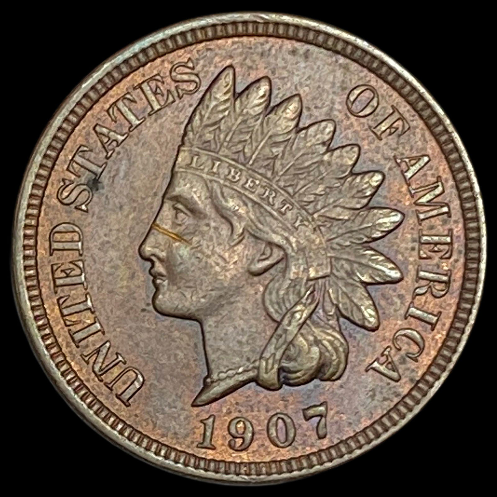 1907 Indian Head Cent UNCIRCULATED (1 of 2)