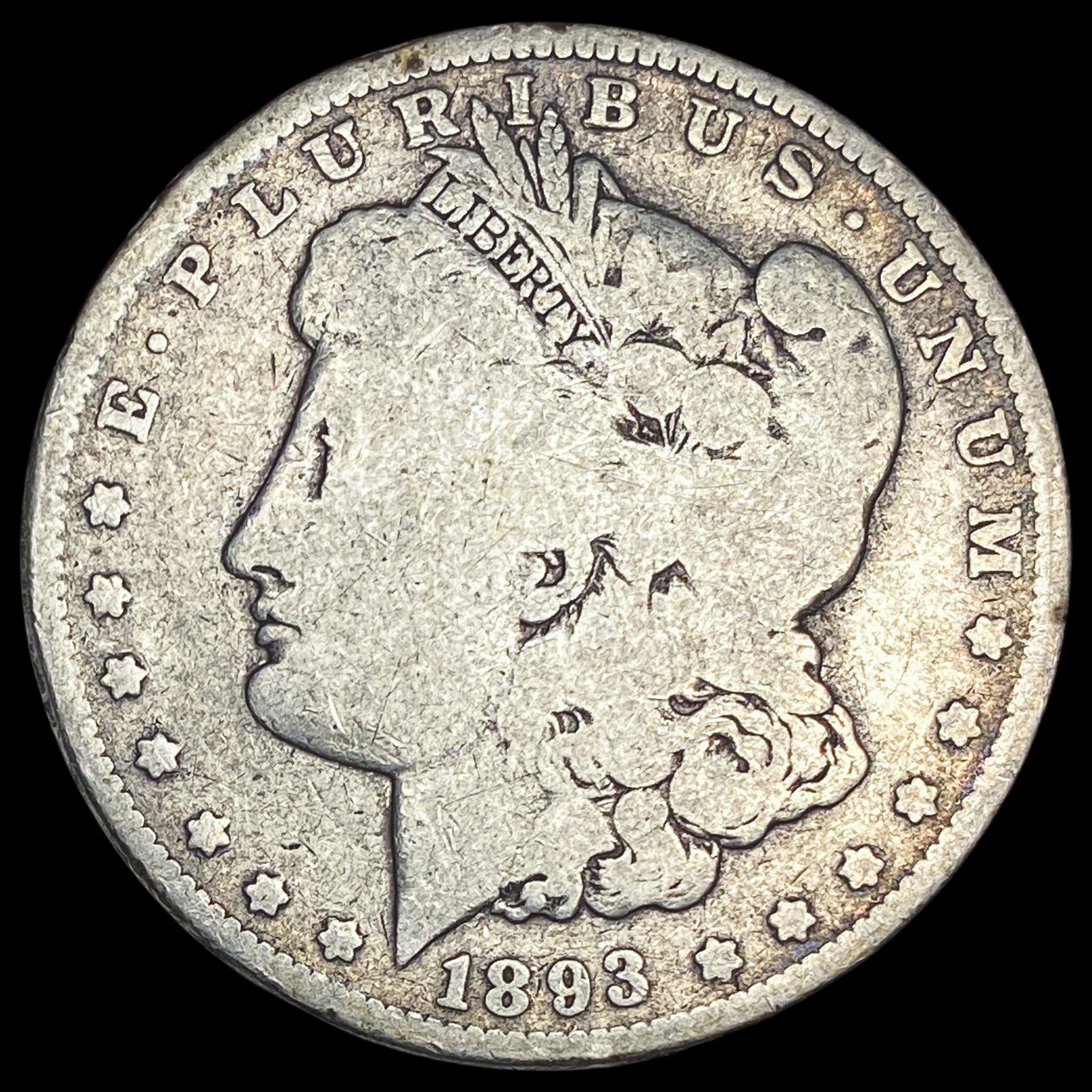 1893 Silver Morgan Dollar NICELY CIRCULATED (1 of 2)