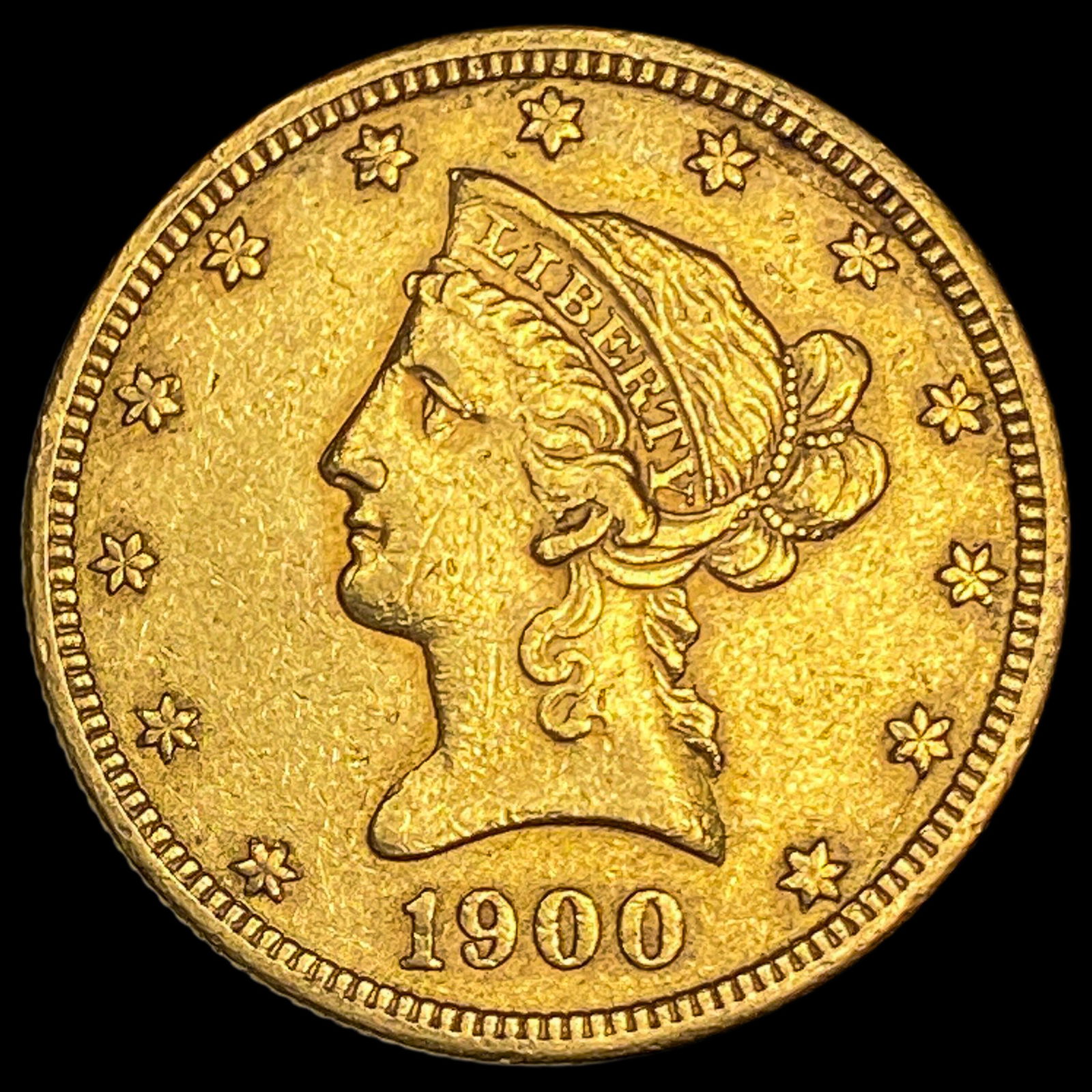 1900 Liberty Head $10 Gold Eagle CLOSELY UNCIRCULATED (1 of 2)