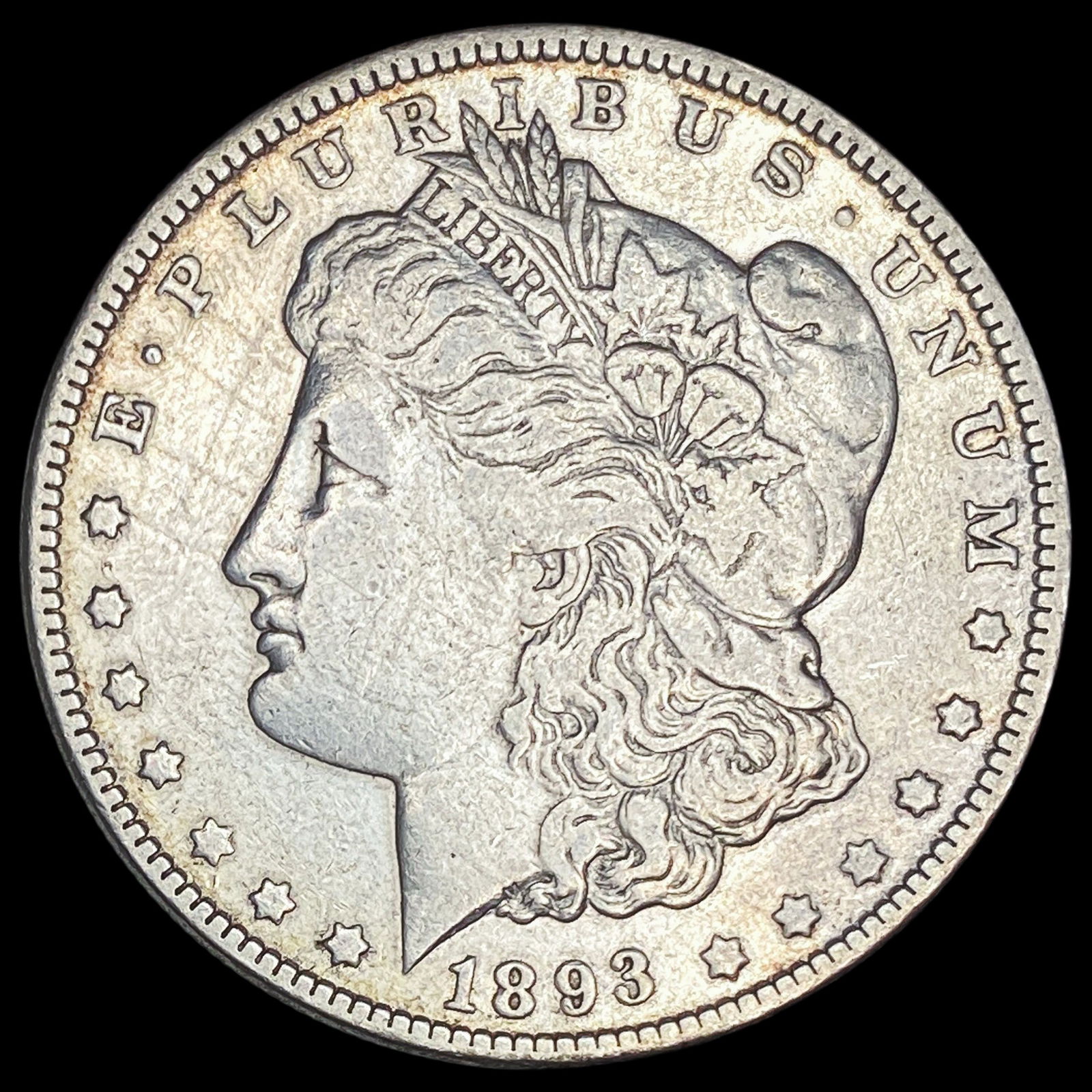 1893-CC Silver Morgan Dollar HIGH GRADE (1 of 2)