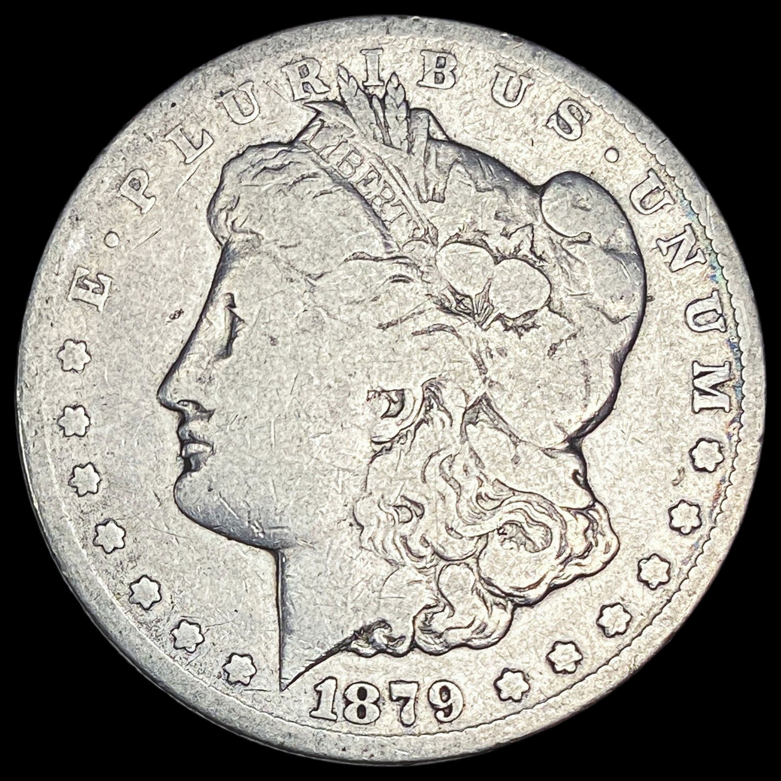 1879-S Silver Morgan Dollar NICELY CIRCULATED (1 of 2)