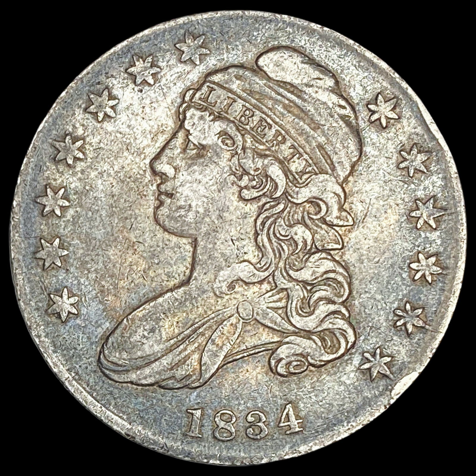 1834 Capped Bust Half Dollar CHOICE BU (1 of 2)