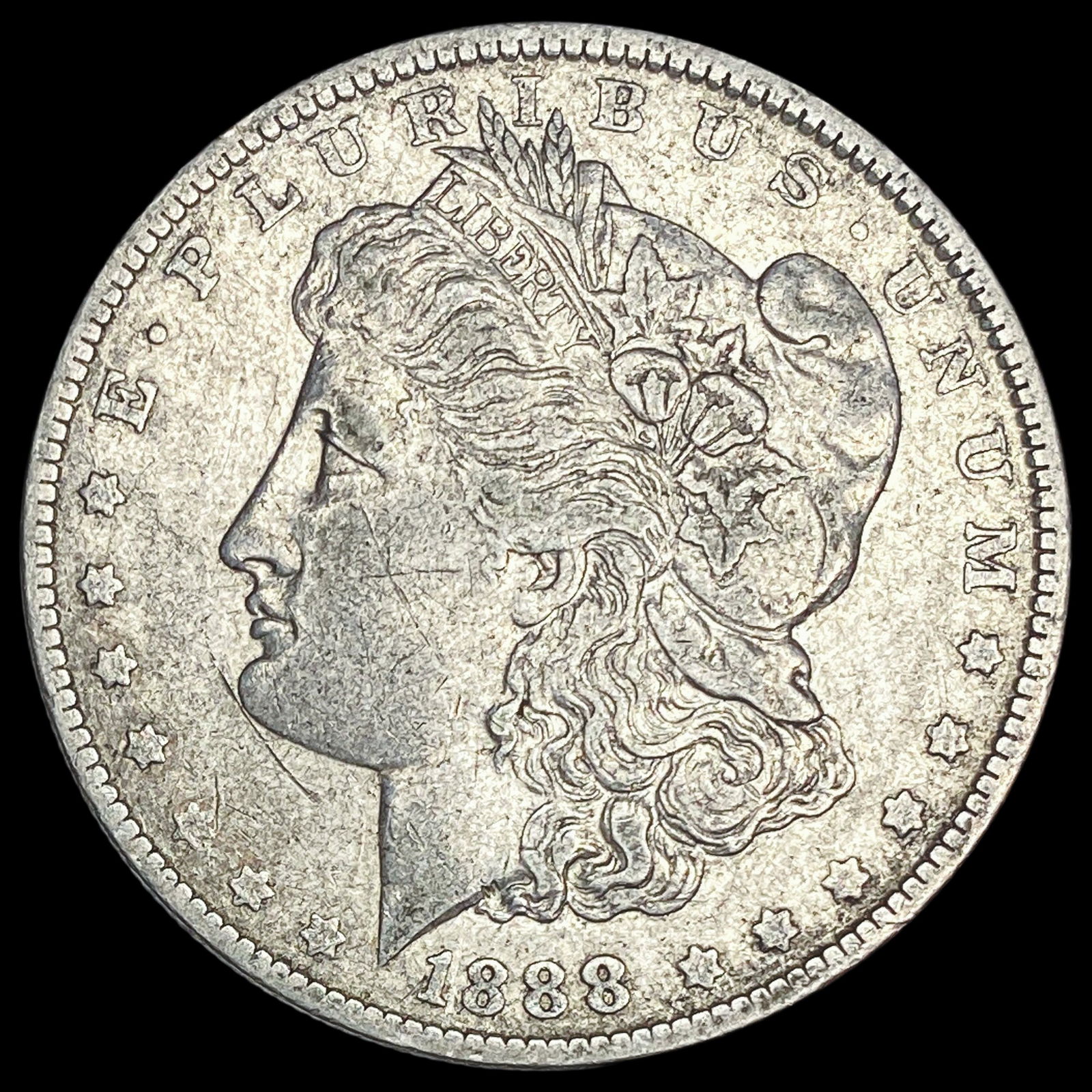 1888-O Silver Morgan Dollar NEARLY UNCIRCULATED (1 of 2)