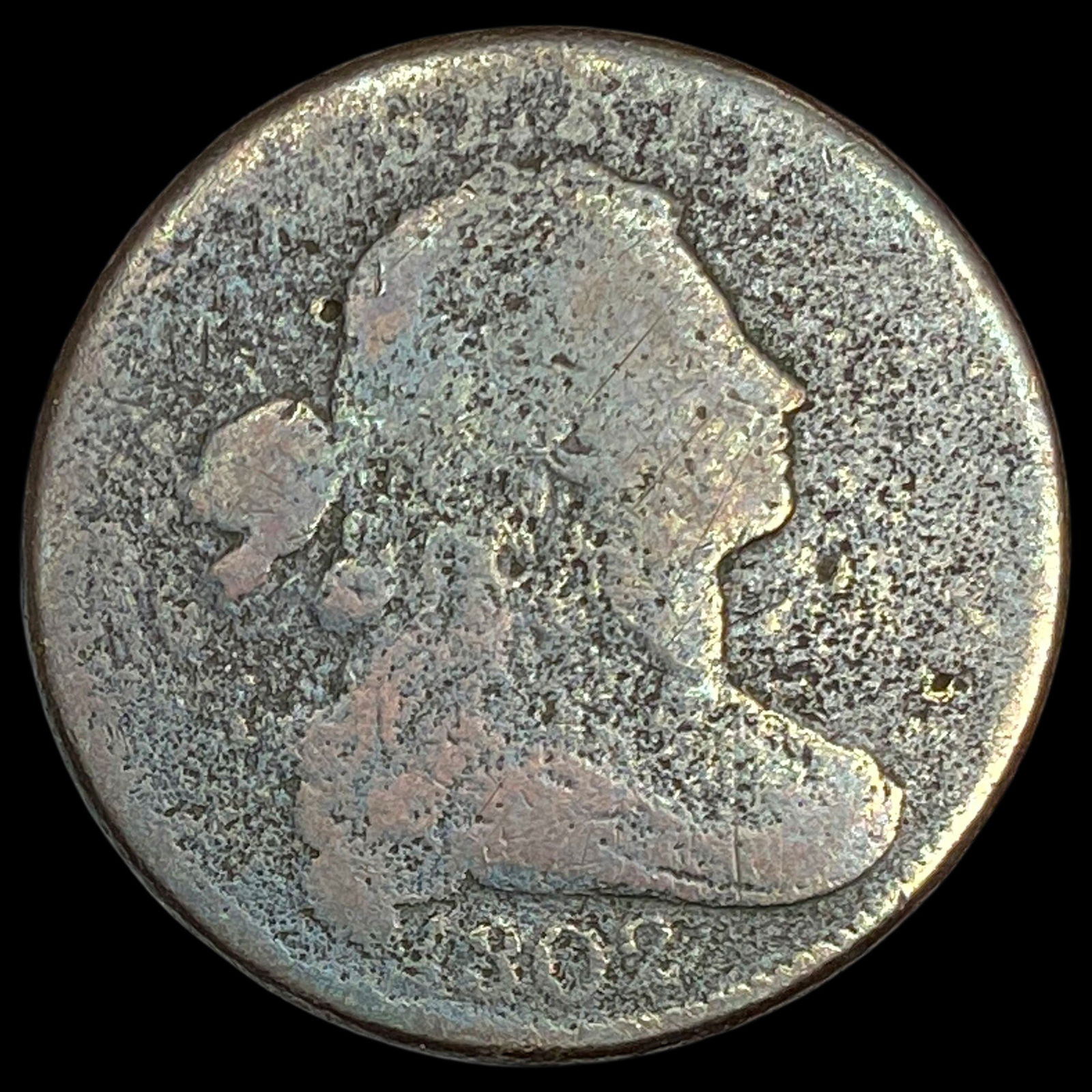 1802 Draped Bust Large Cent HIGH GRADE (1 of 2)