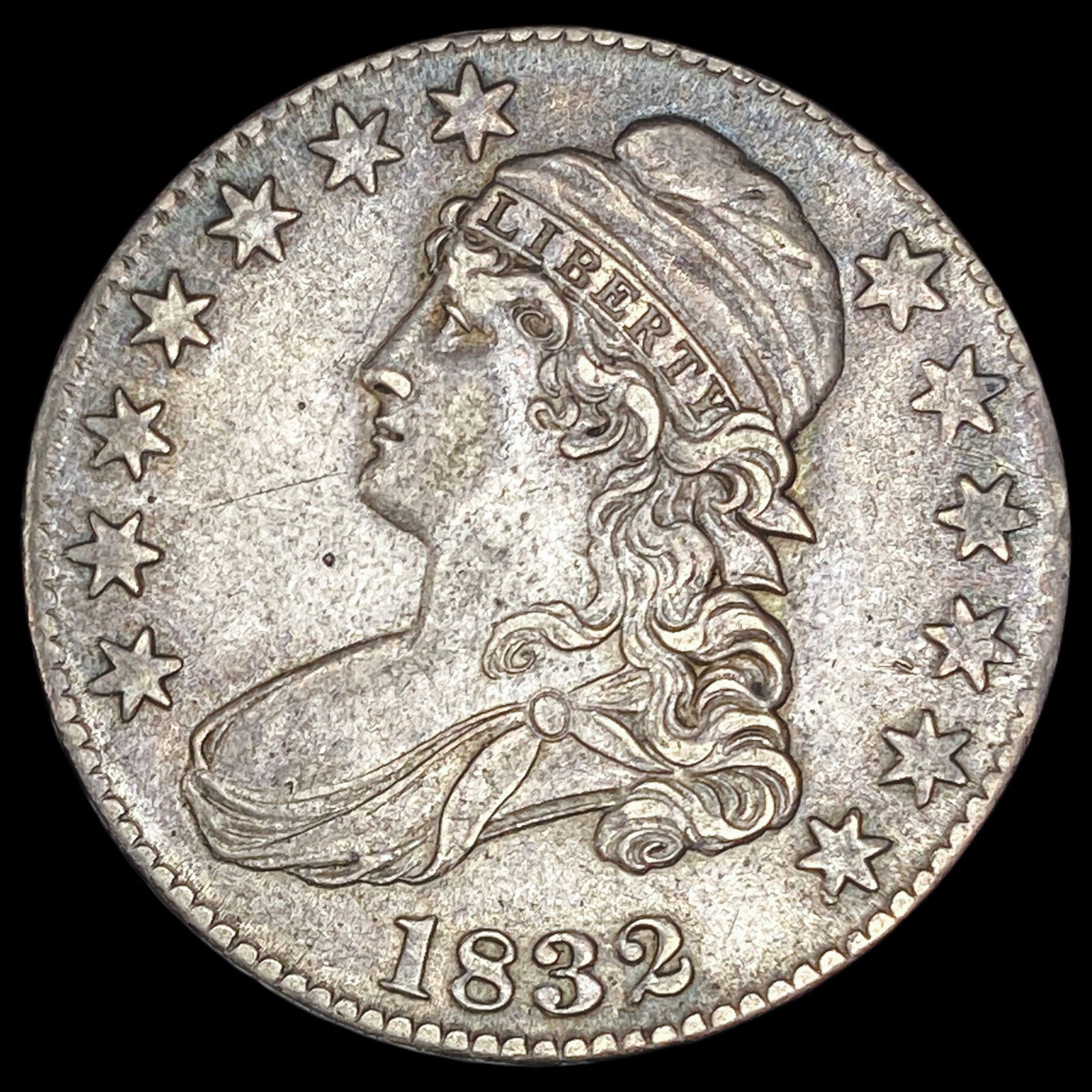 1832 Capped Bust Silver Half Dollar CLOSELY UNCIRCULATED (1 of 2)