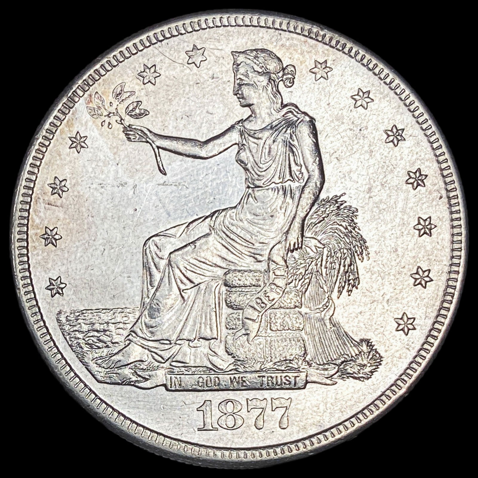 1877-S Silver Trade Dollar UNCIRCULATED (1 of 2)
