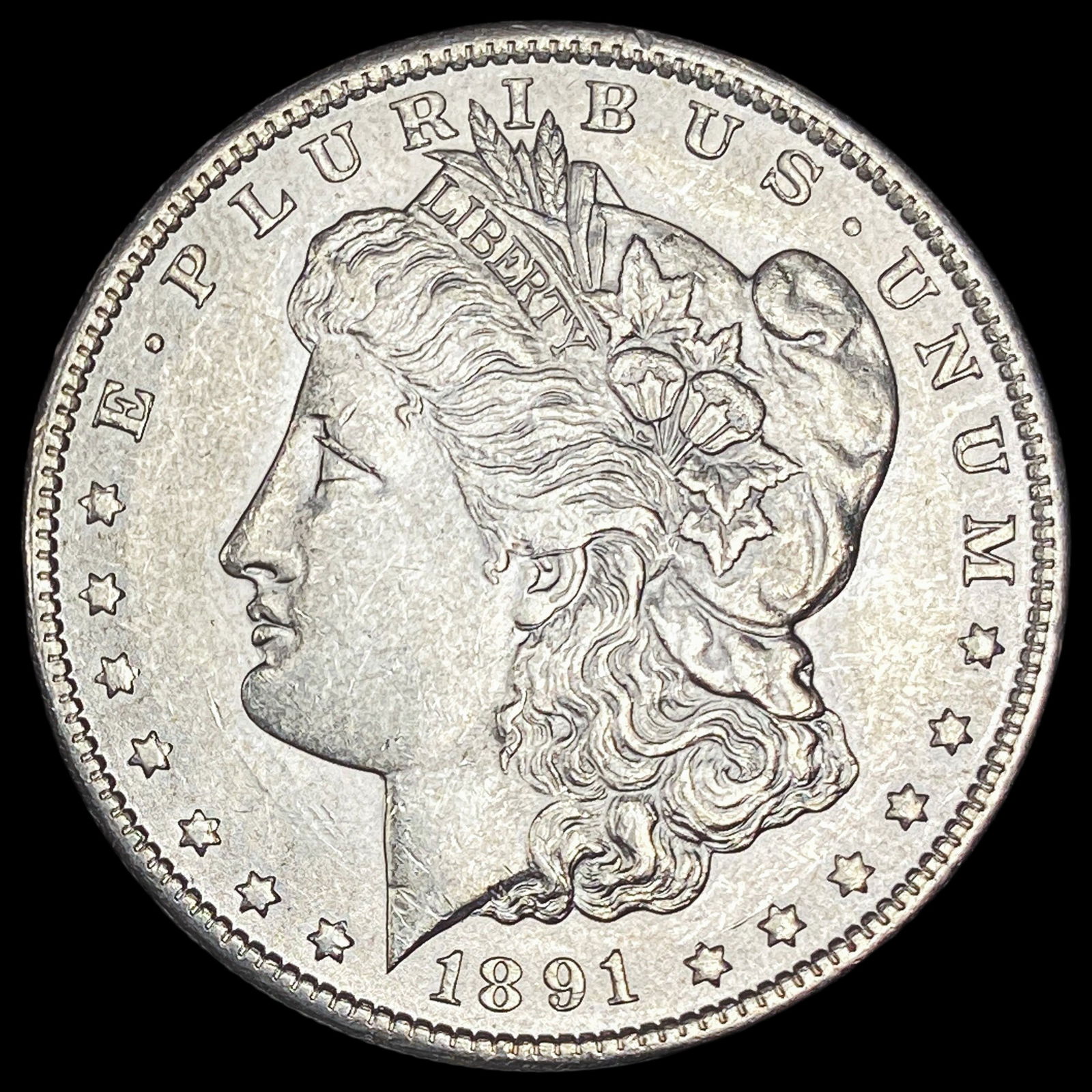 1891 Silver Morgan Dollar UNCIRCULATED: 1891 Silver Morgan Dollar UNCIRCULATED
