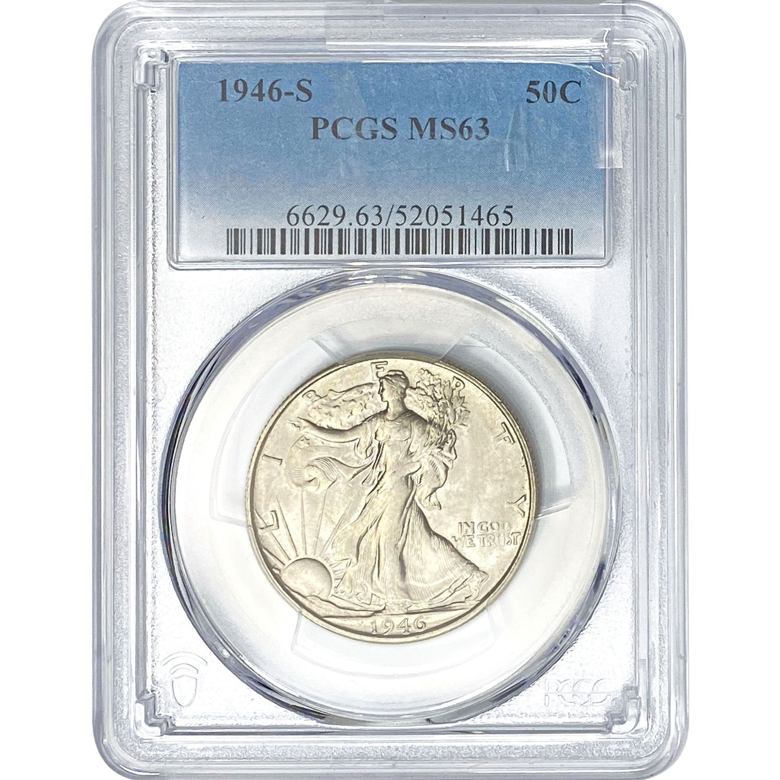 1946-S Walking Liberty Half Dollar PCGS MS63 (1 of 2)
