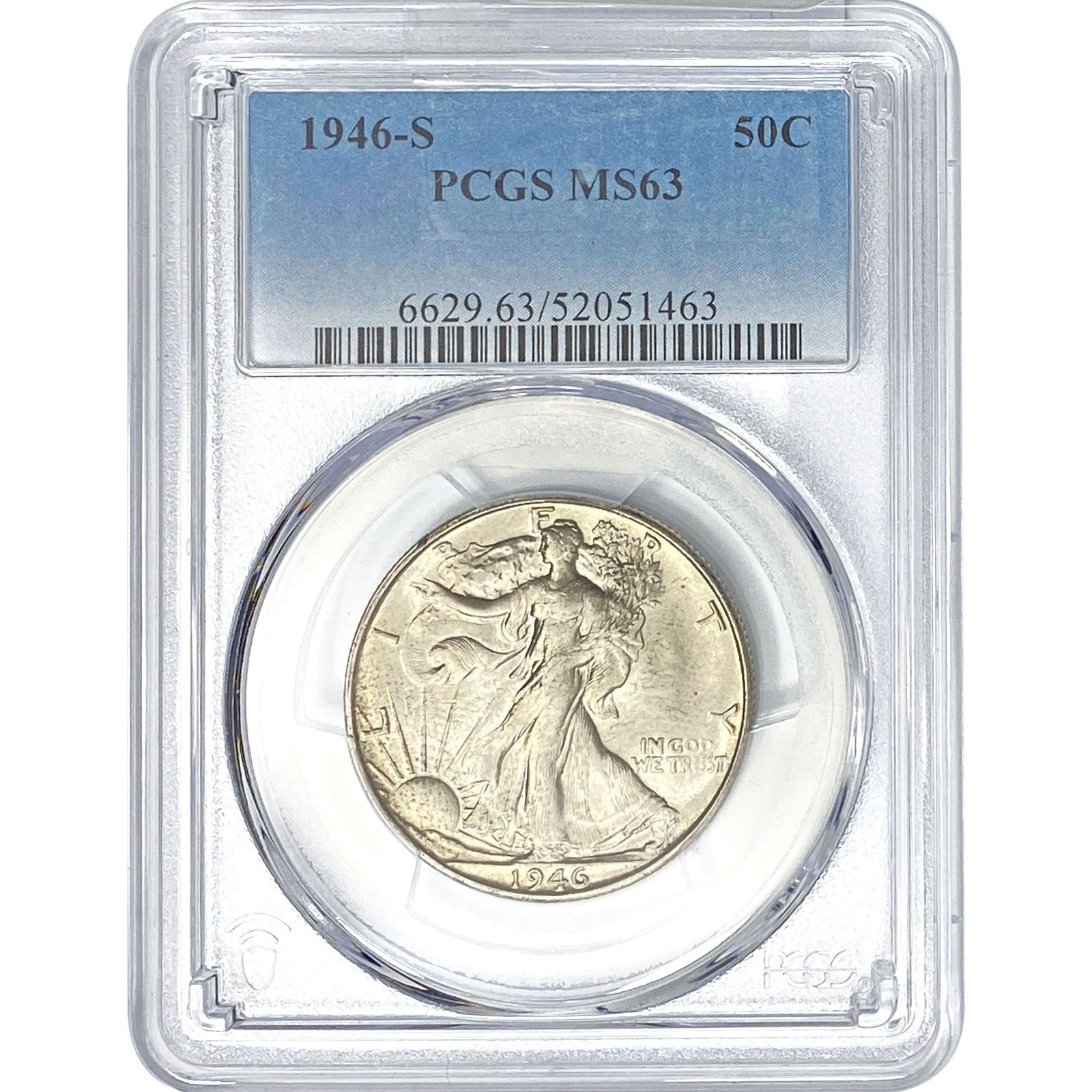 1946-S Walking Liberty Half Dollar PCGS MS66 (1 of 2)