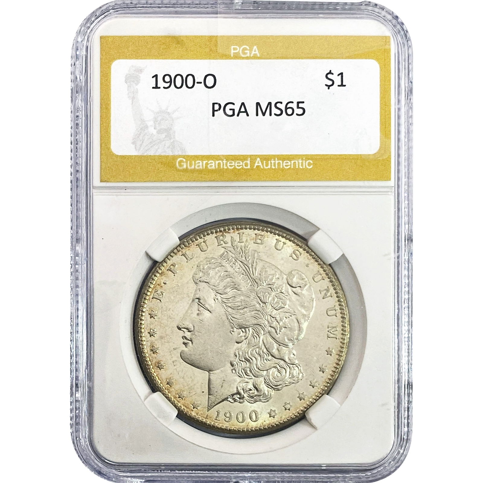 1900-O Morgan Silver Dollar PGA MS65 (1 of 2)