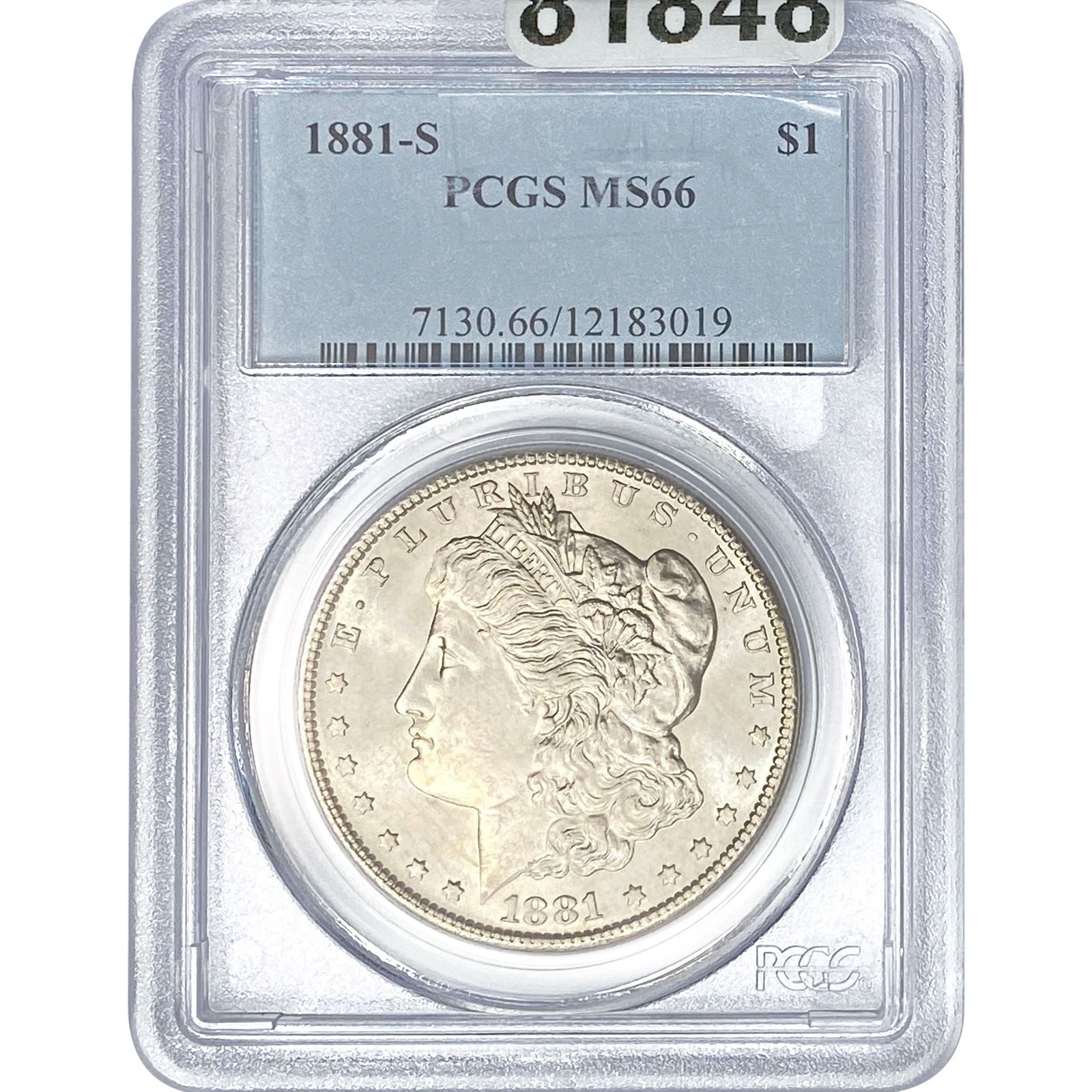 1881-S Morgan Silver Dollar PCGS MS66 (1 of 2)
