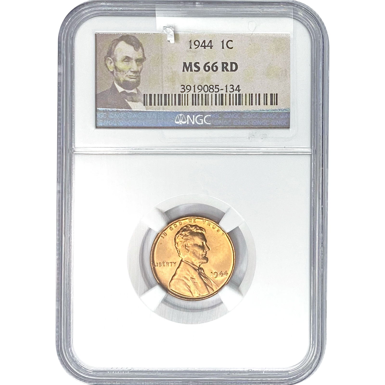 1944 Wheat Cent NGC MS66 RD (1 of 2)