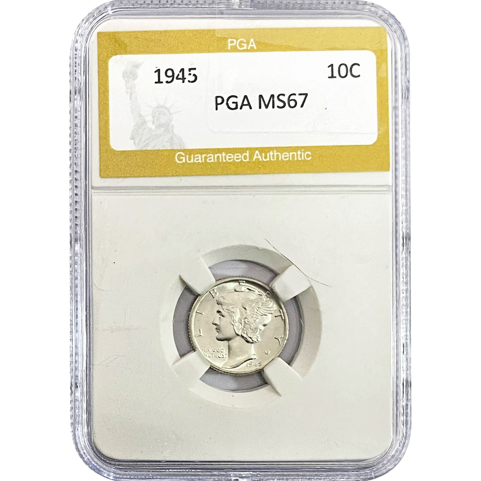 1945 Mercury Silver Dime PGA MS67 (1 of 2)