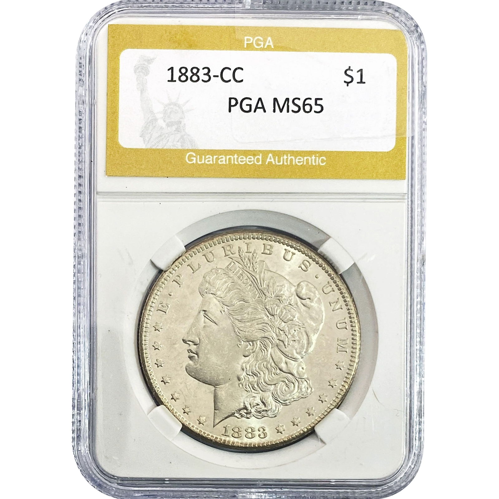 1883-CC Morgan Silver Dollar PGA MS65 (1 of 2)