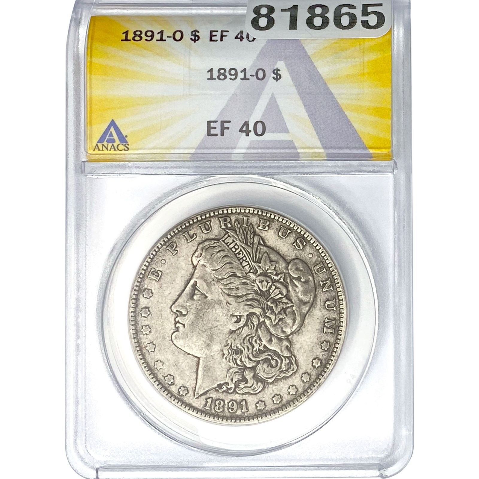 1891-O Morgan Silver Dollar ANACS EF40 (1 of 2)