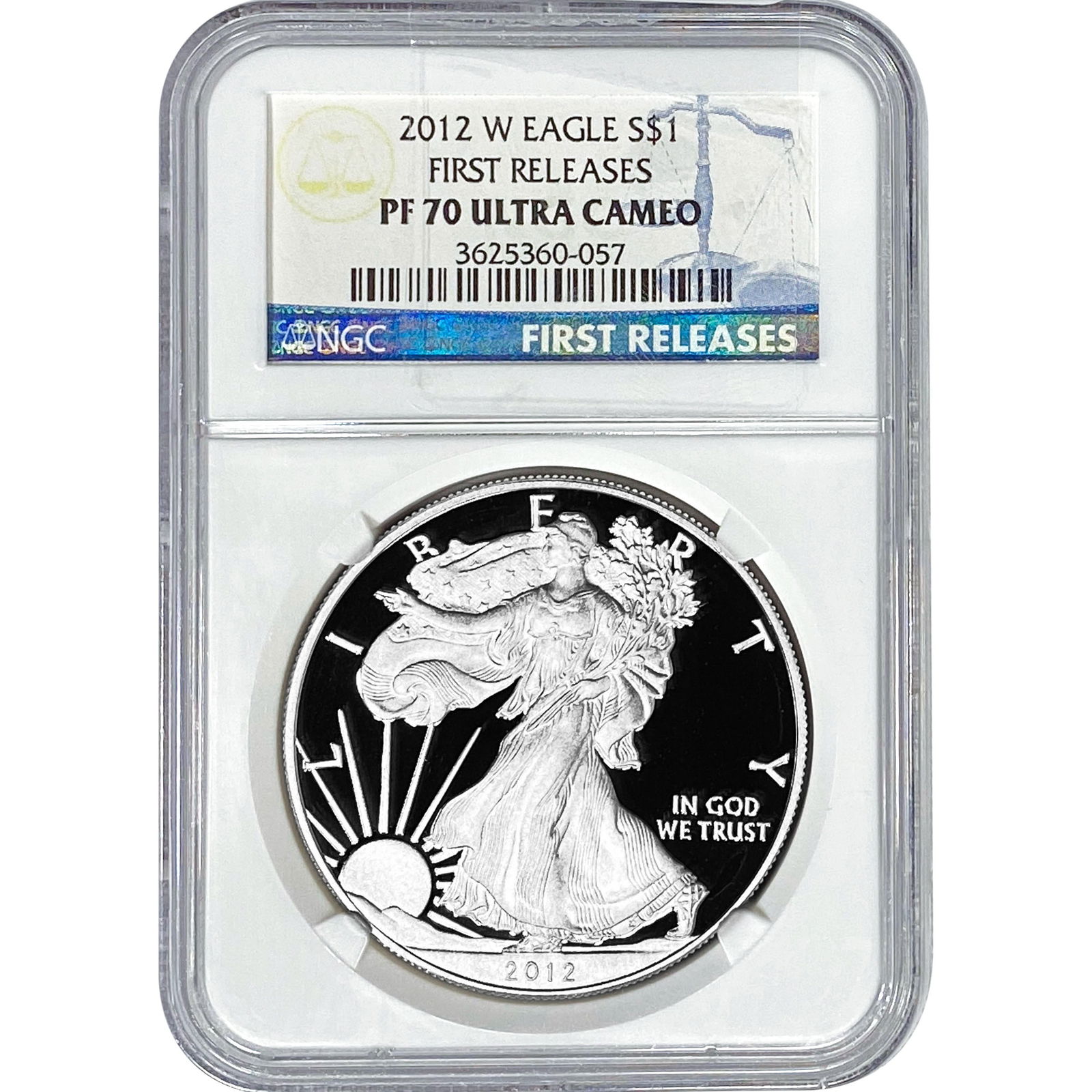 2012-W Silver Eagle NGC PF70 Ultra Cameo (1 of 2)