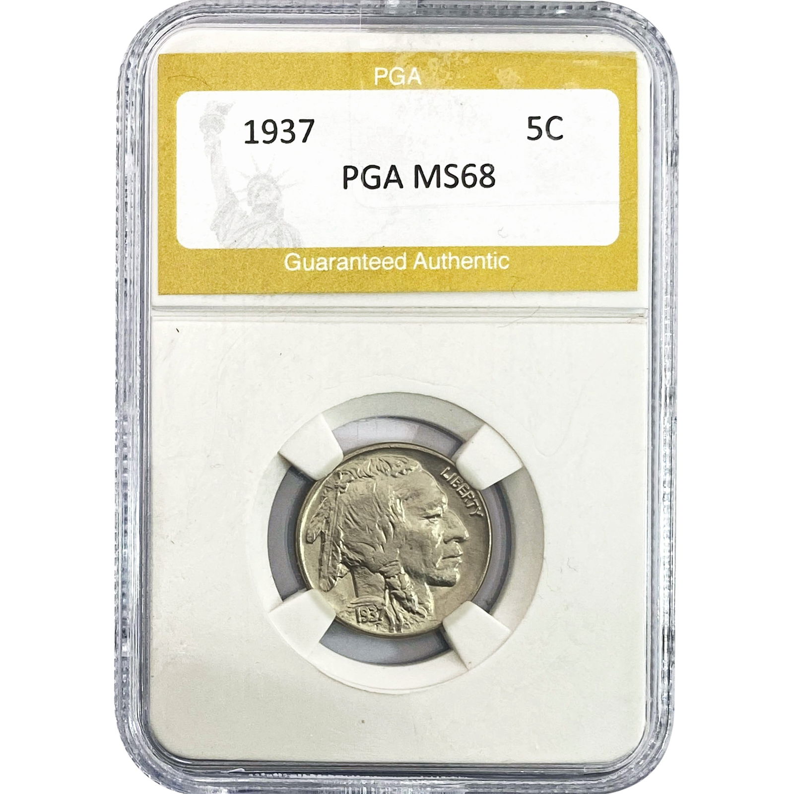 1937 Buffalo Nickel PGA MS68 (1 of 2)