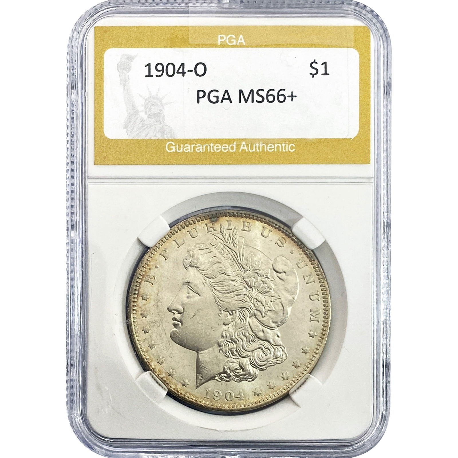 1904-O Morgan Silver Dollar PGA MS66+ (1 of 2)