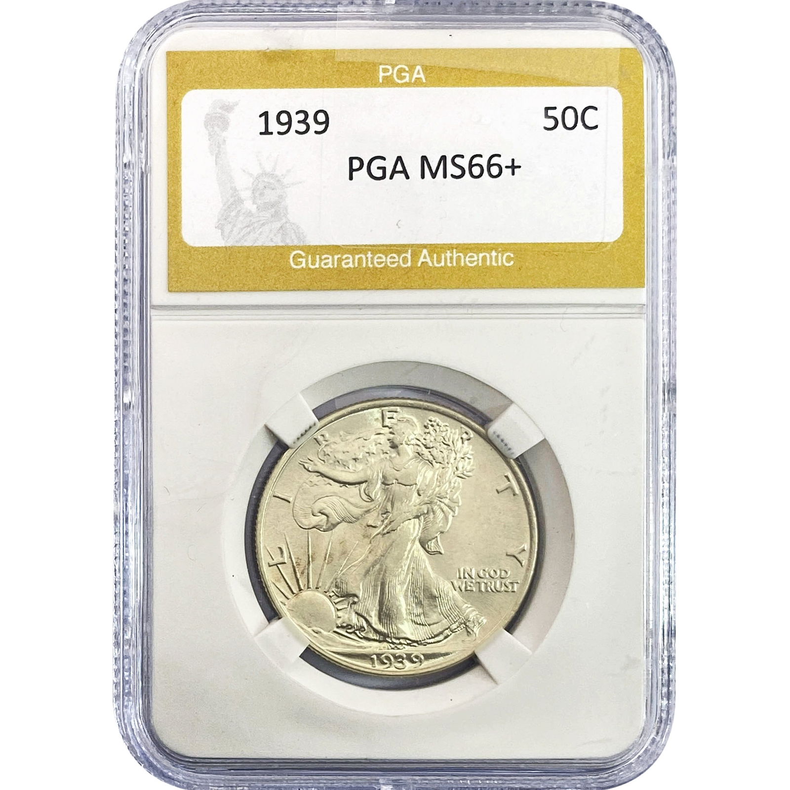 1939 Walking Liberty Half Dollar PGA MS66+ (1 of 2)