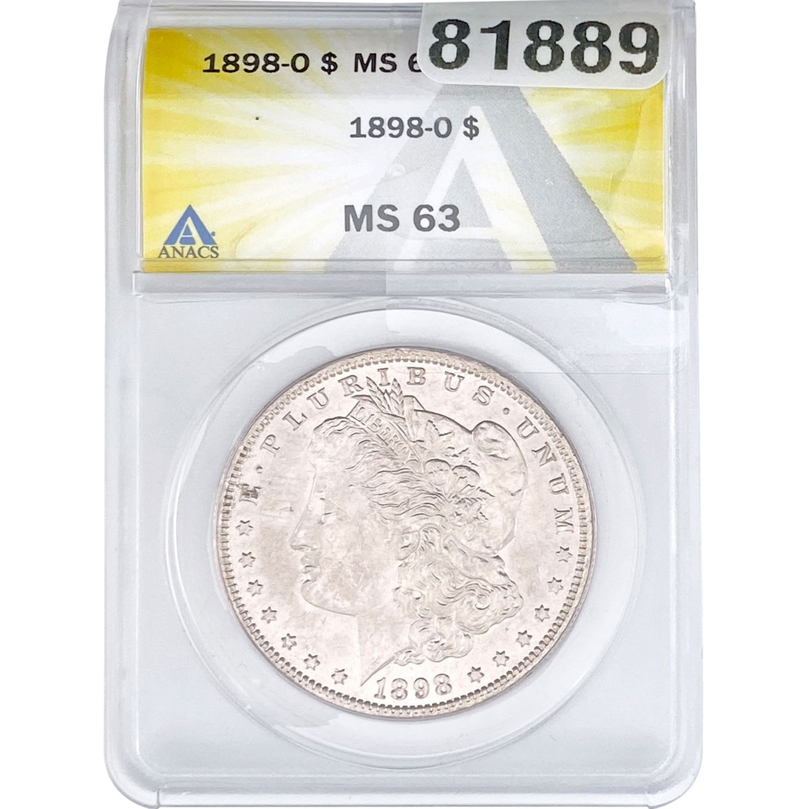 1897-O Morgan Silver Dollar ANACS MS63 (1 of 2)