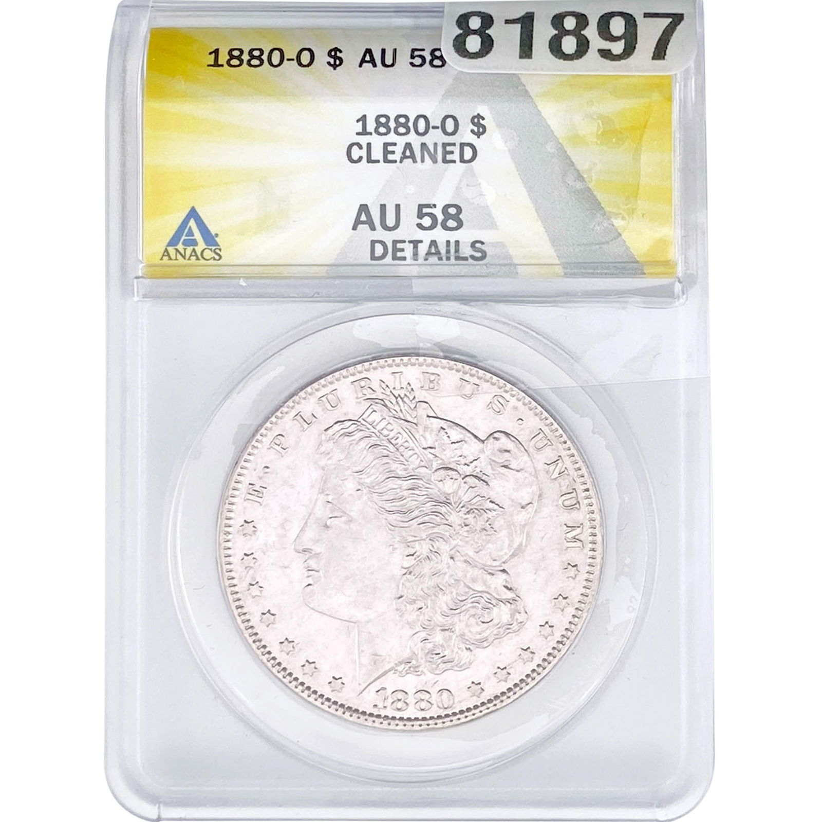 1880-O Morgan Silver Dollar ANACS AU58 (1 of 2)